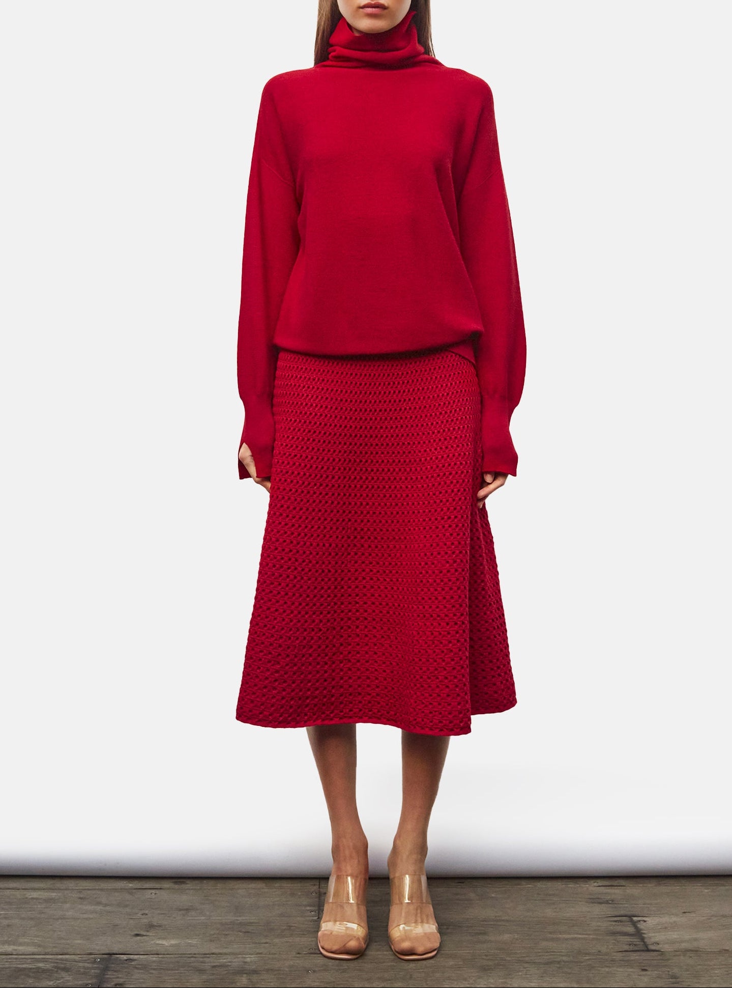 Molli Nora Stand-up Collar Sweater