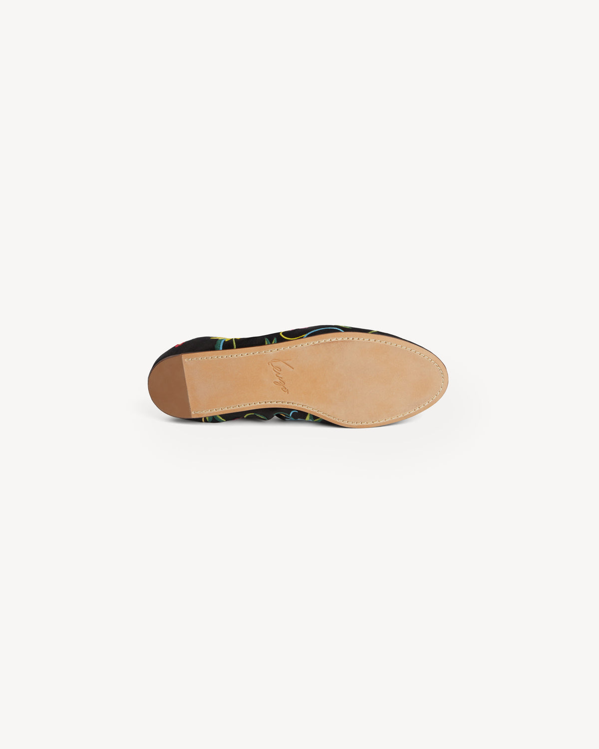 Kenzo Ballet Ballerinas in Emboidered Satin