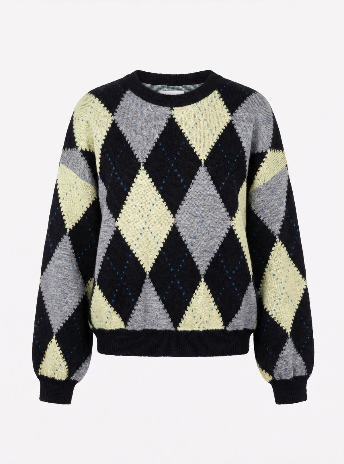 Molli First Knit Sweater in Argyle Jacquard