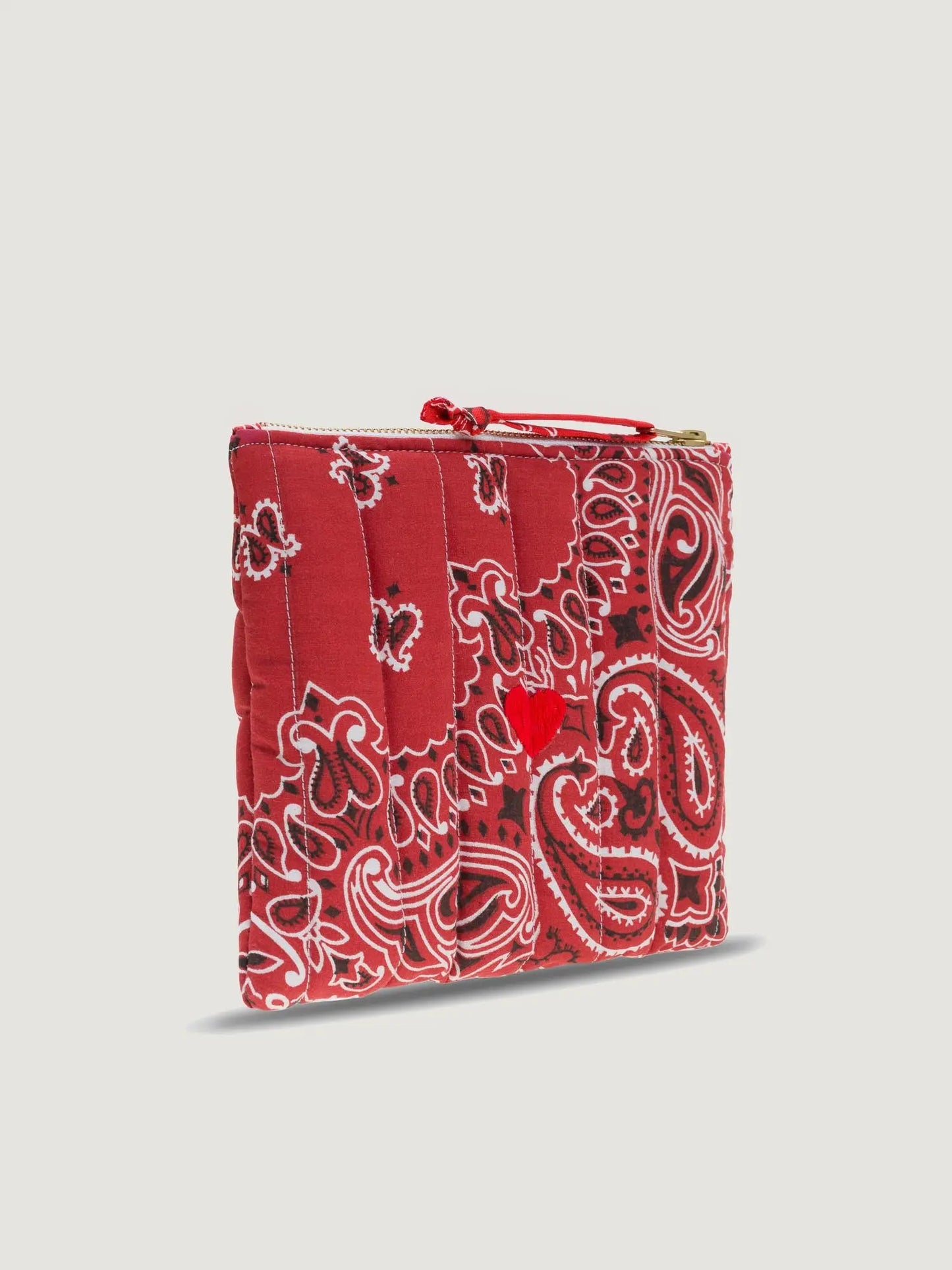 Call It By Your Name Mini Zipped Quilted Pouch