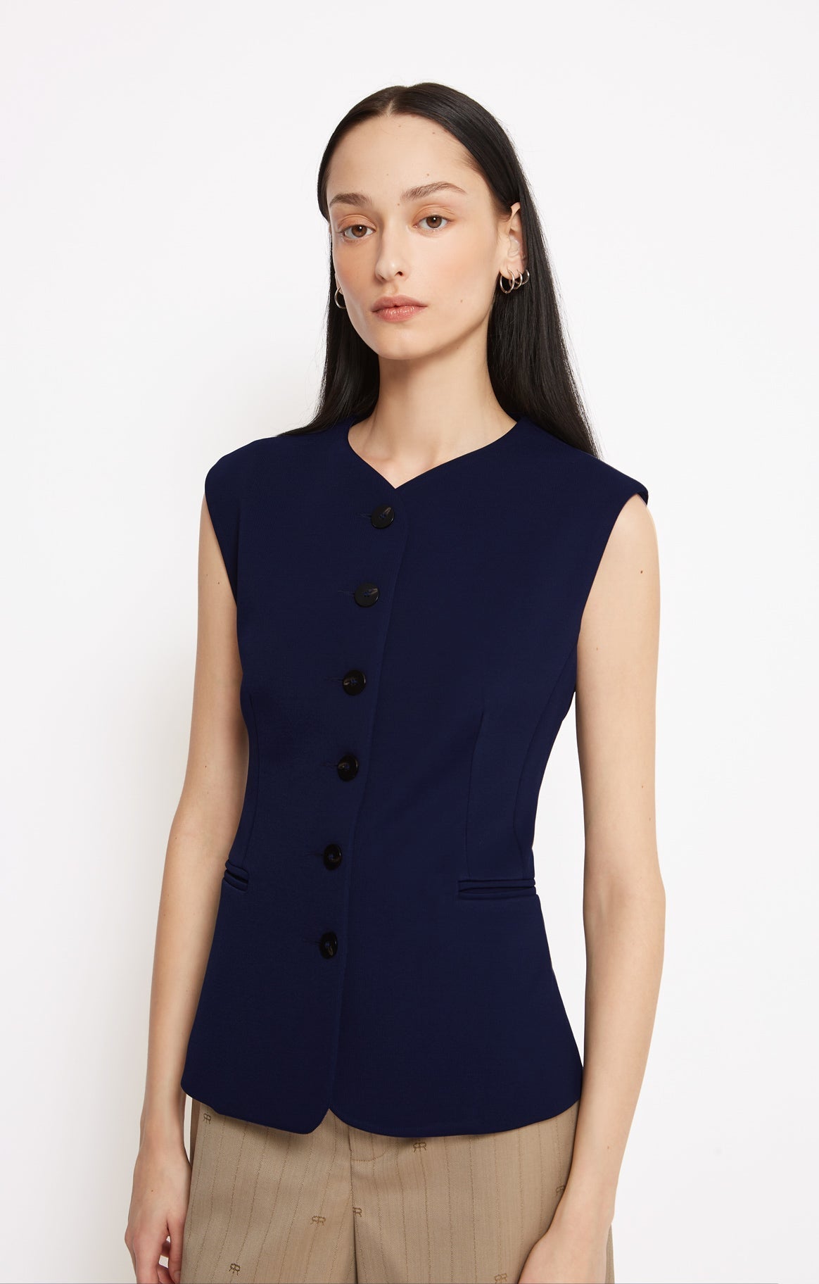 Roseanna Navy Jessie Top