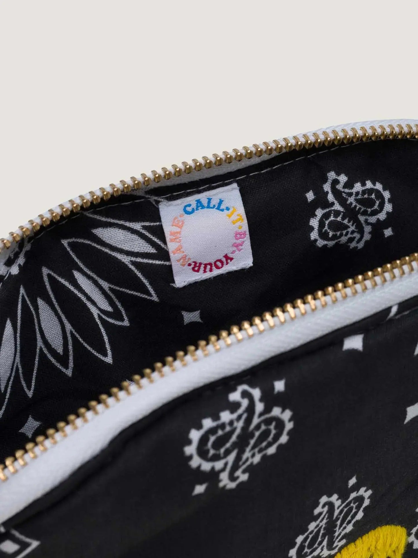 Call It By Your Name Vanity Pouch - Smiley - Small