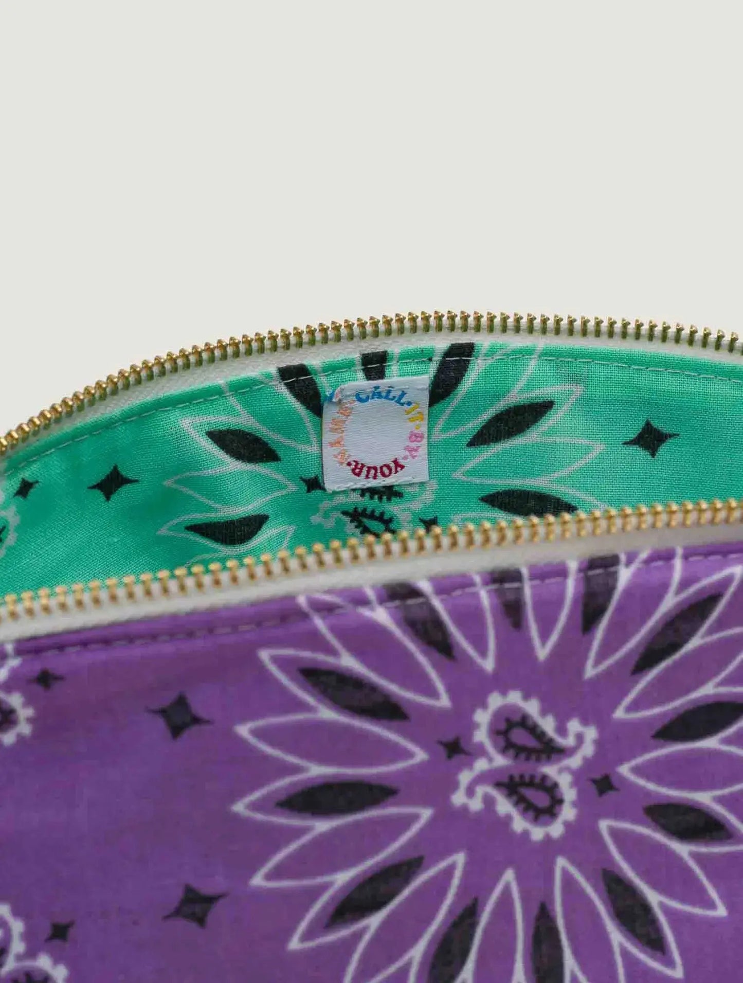 Call It By Your Name Vanity Pouch - Colombe - Large