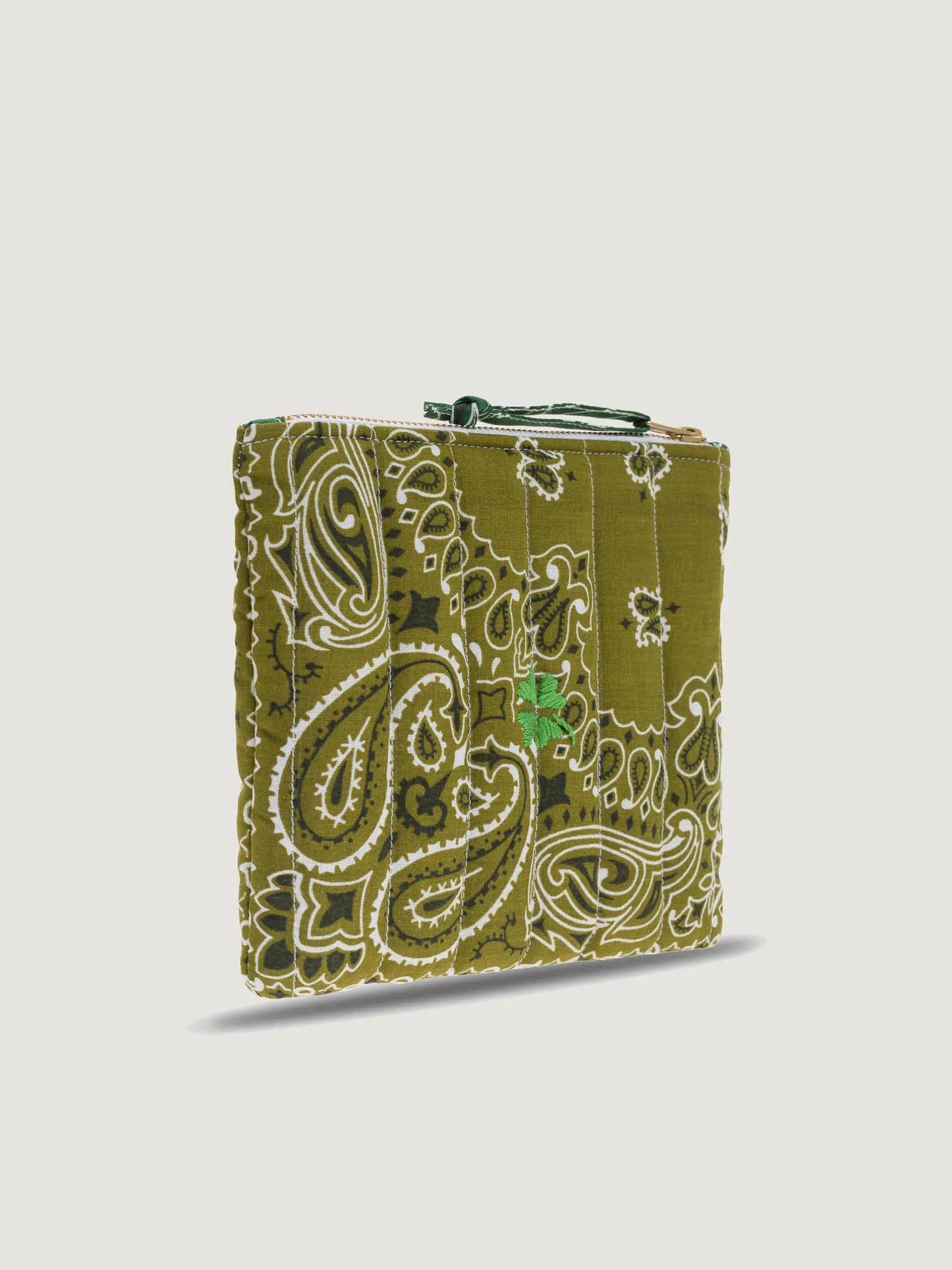 Call It By Your Name Mini Zipped Quilted Pouch