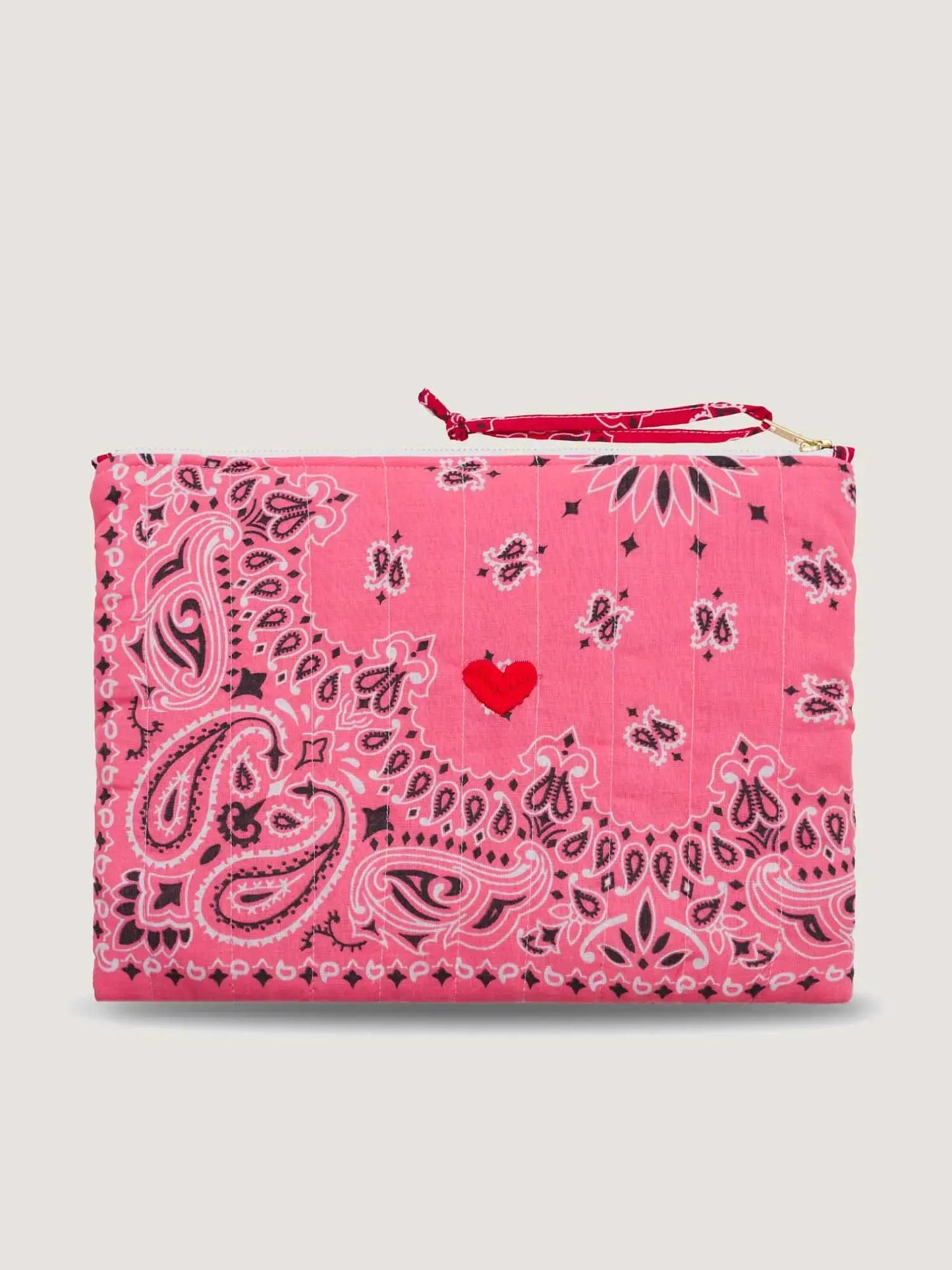 Call It By Your Name Zipped Quilted Pouch