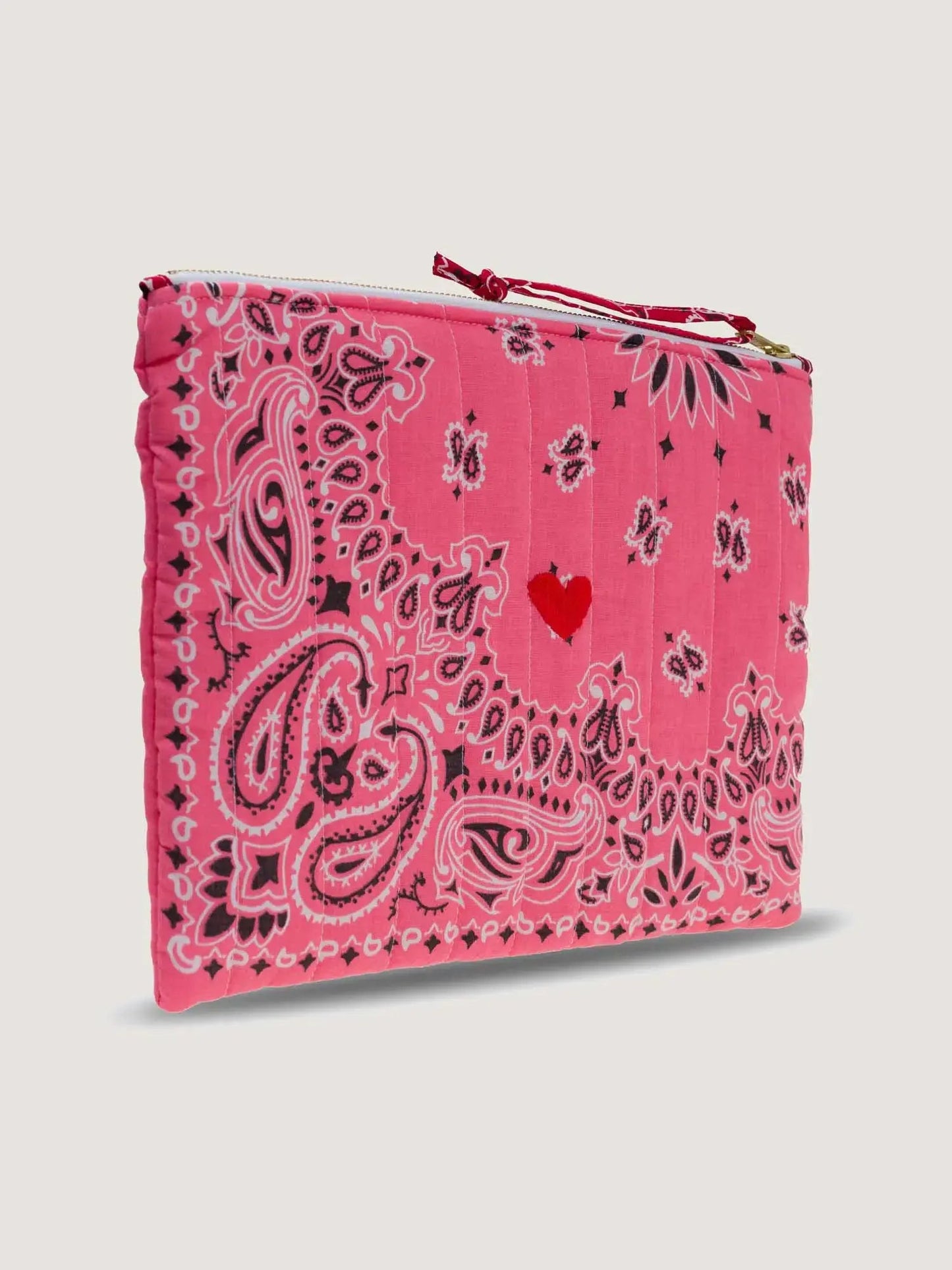 Call It By Your Name Zipped Quilted Pouch