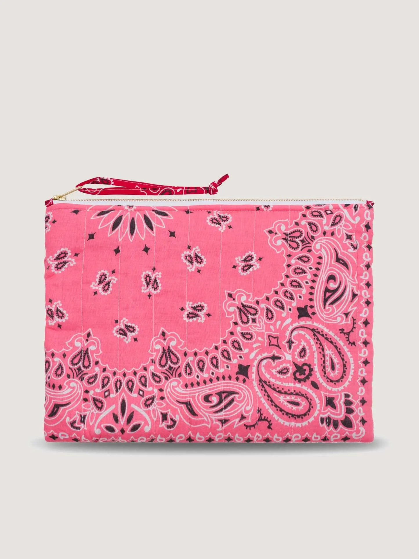 Call It By Your Name Zipped Quilted Pouch