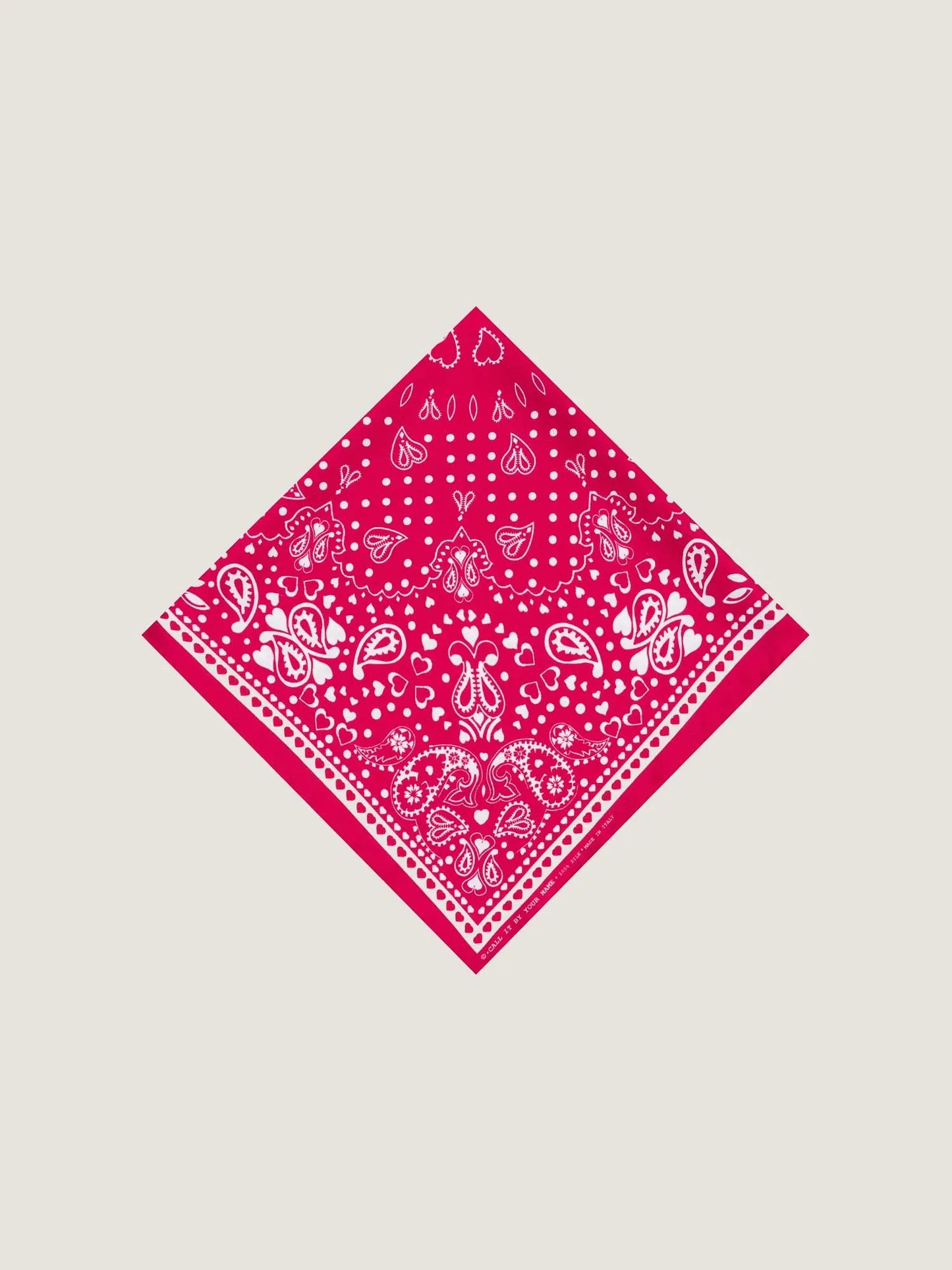 Call It By Your Name Silk Bandana Small