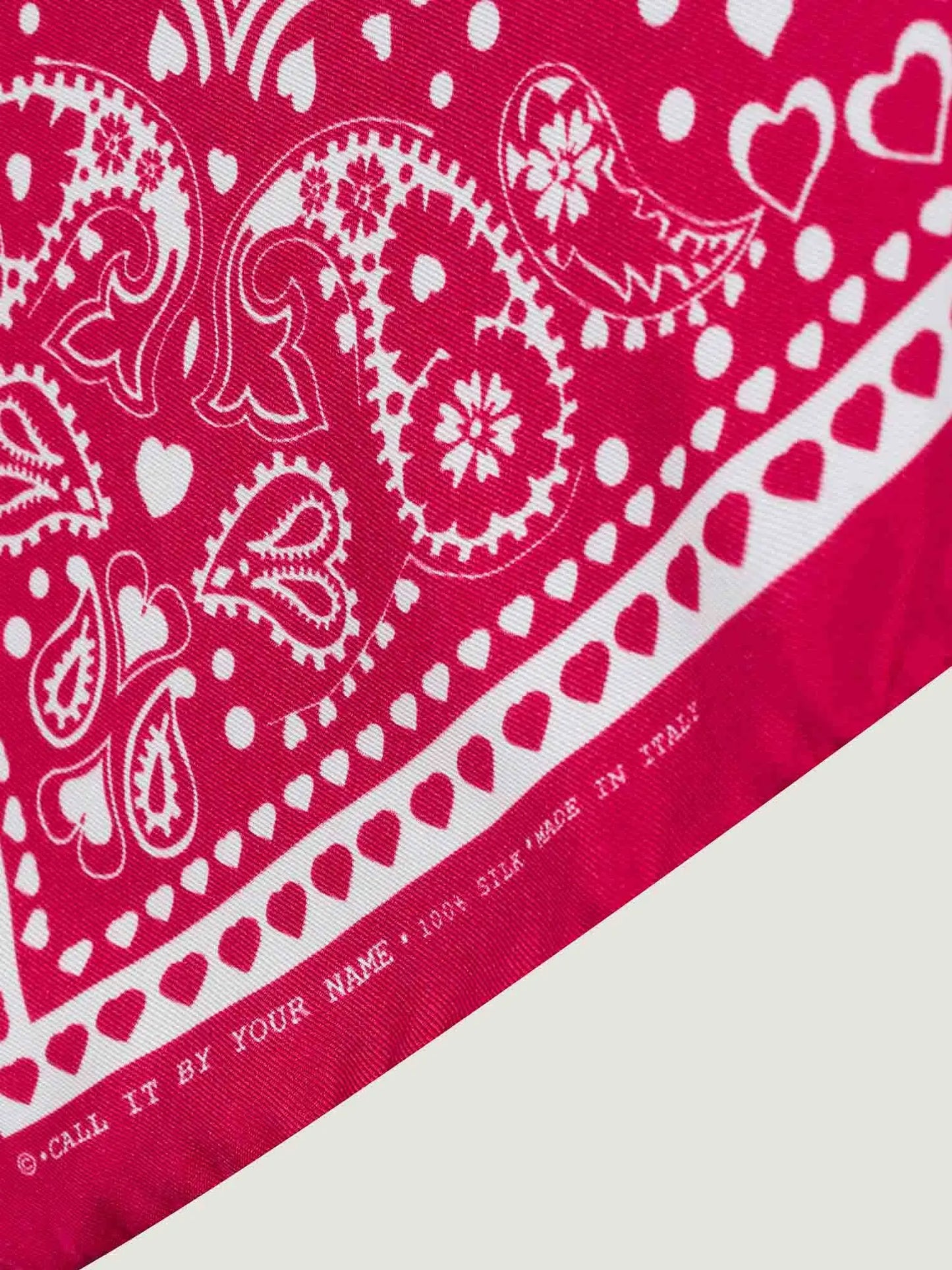 Call It By Your Name Silk Bandana Small