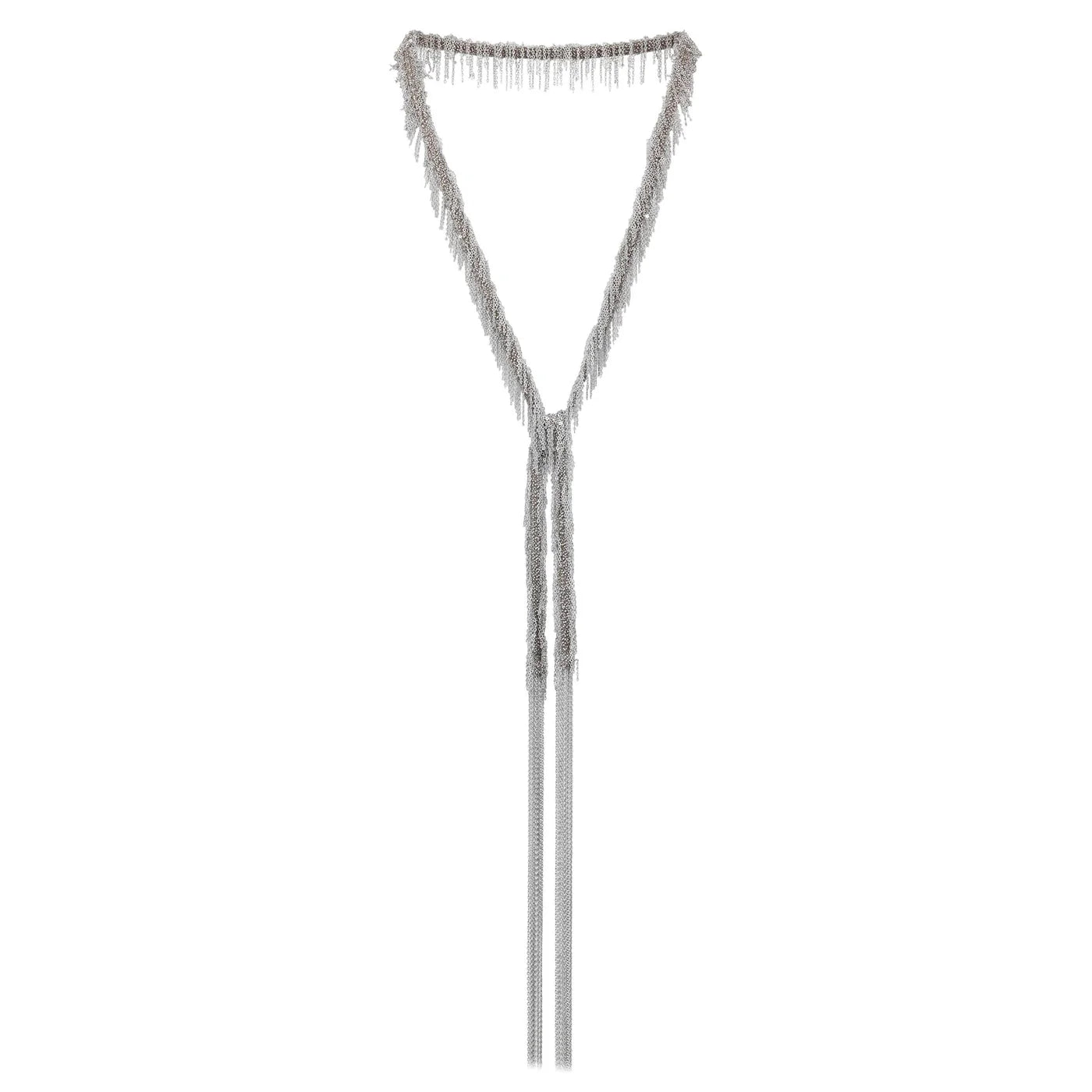 MLC 1C003 Long Necklace - White Bronze