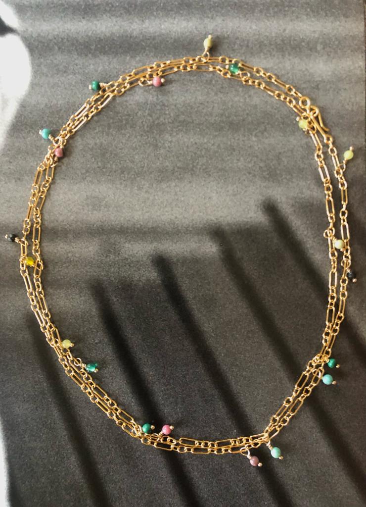 Par Coeur Double Perle Necklace