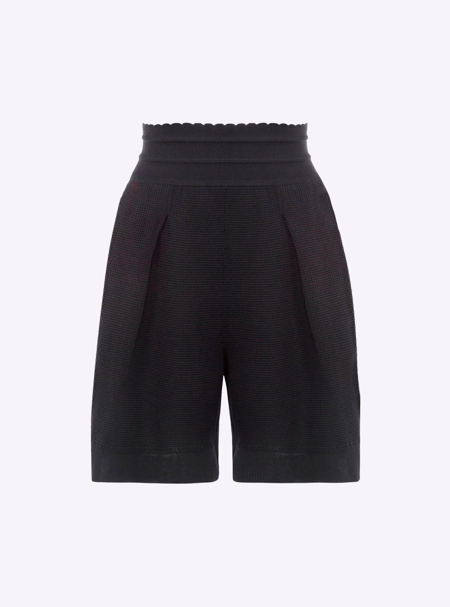 Molli Alto Bermudas in Waffled Knit
