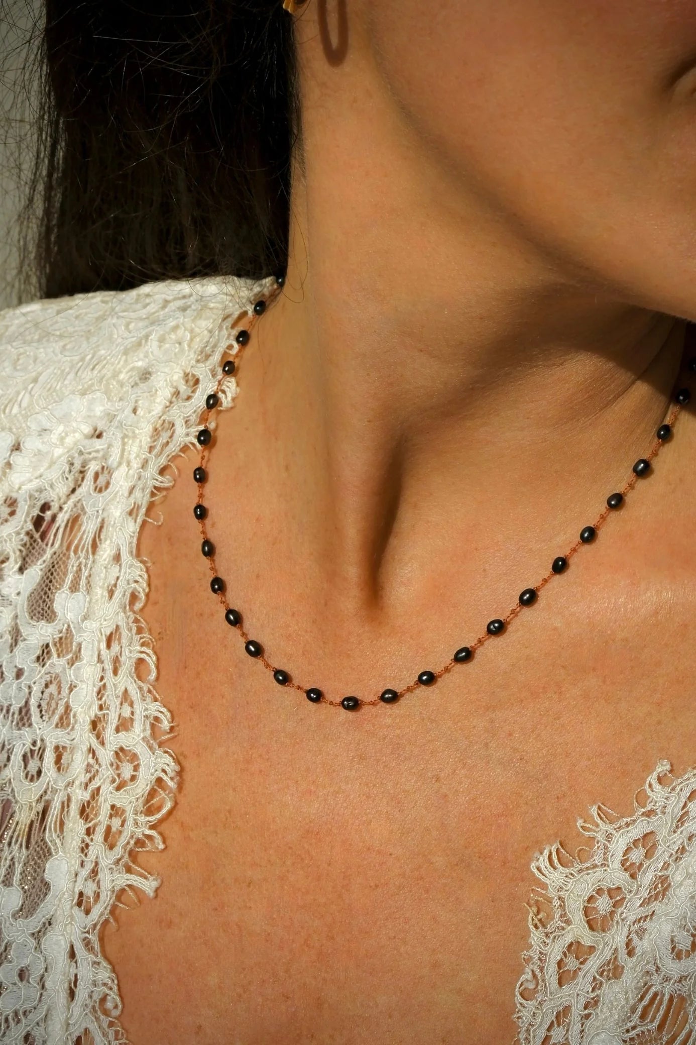Ivarene Bird Mini Black Necklace