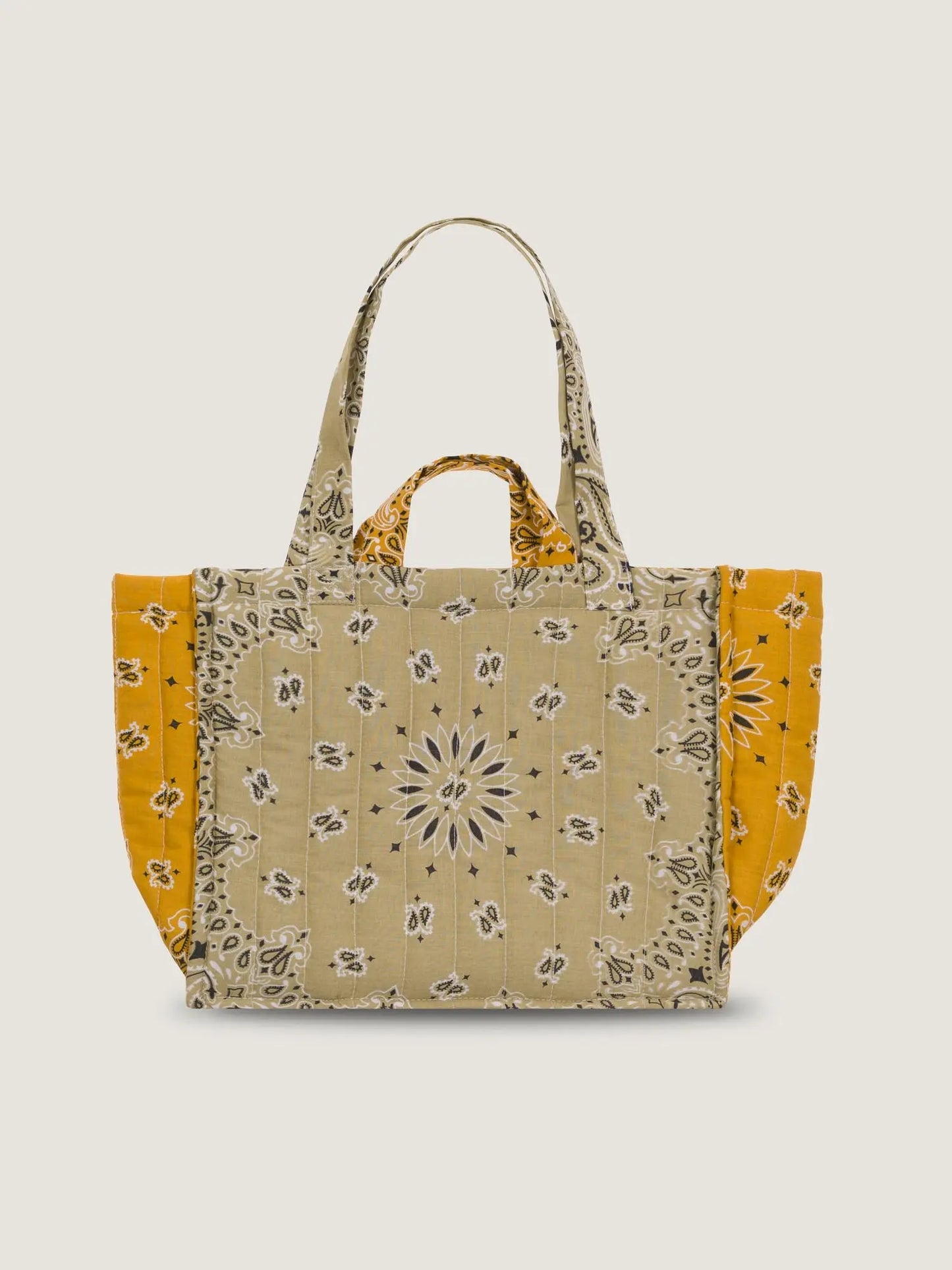 Call It By Your Name Medium Quilted Tote Bag - Mushroom