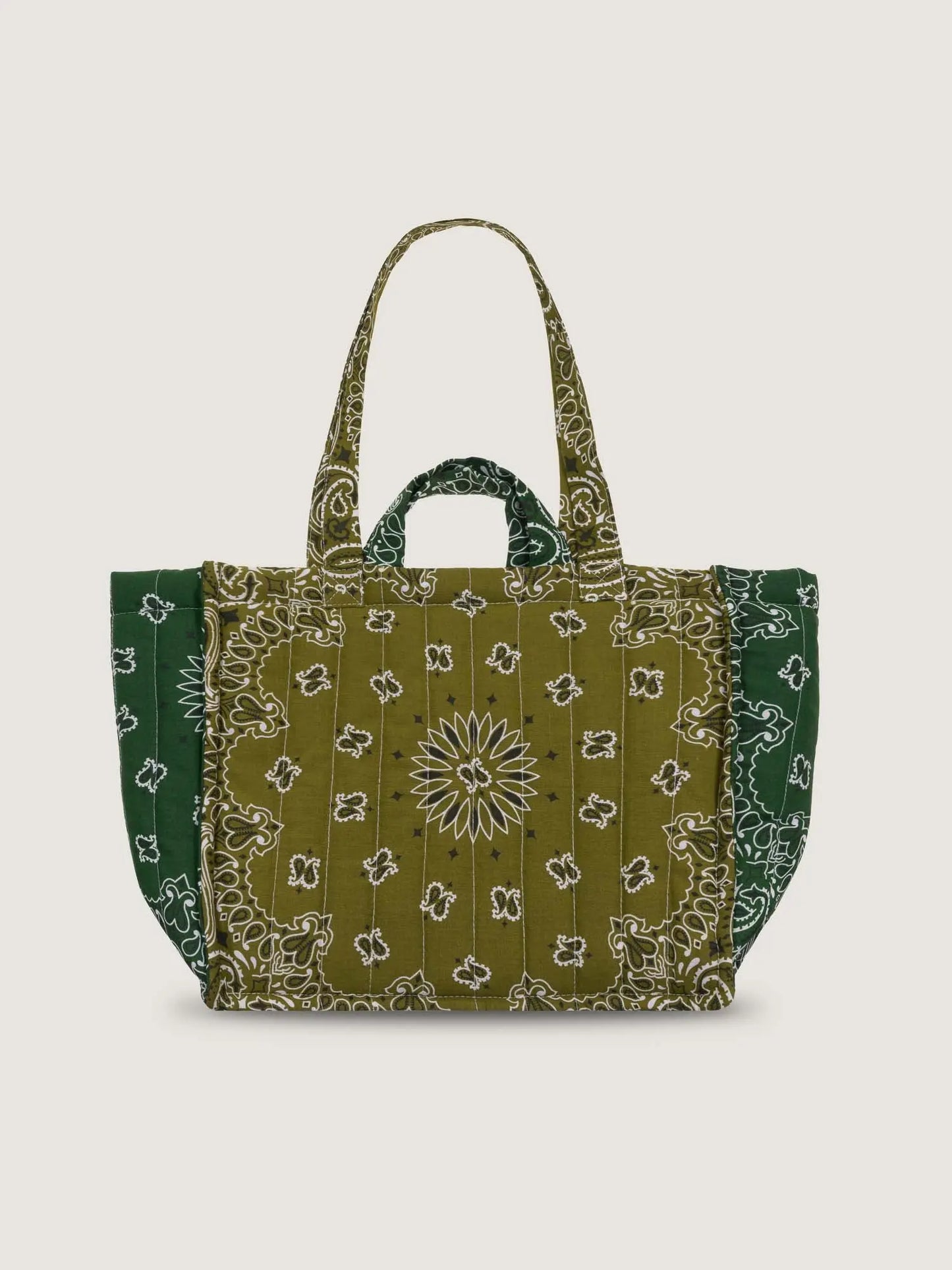 Call It By Your Name Medium Quilted Tote Bag - Clover