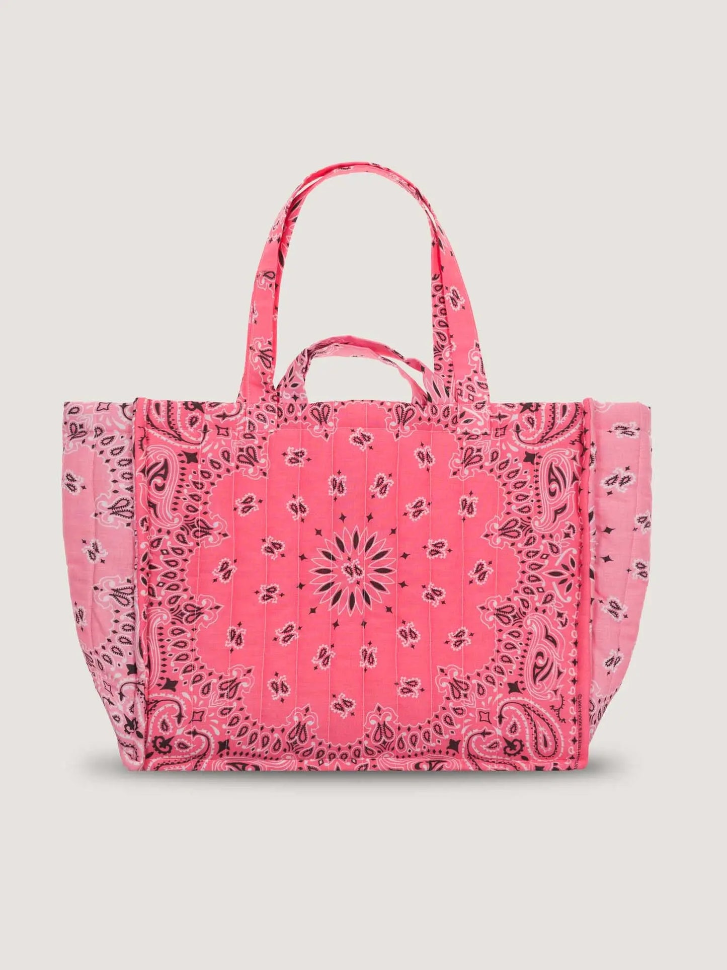 Call It By Your Name Maxi Quilted Tote Bag - Happy Face