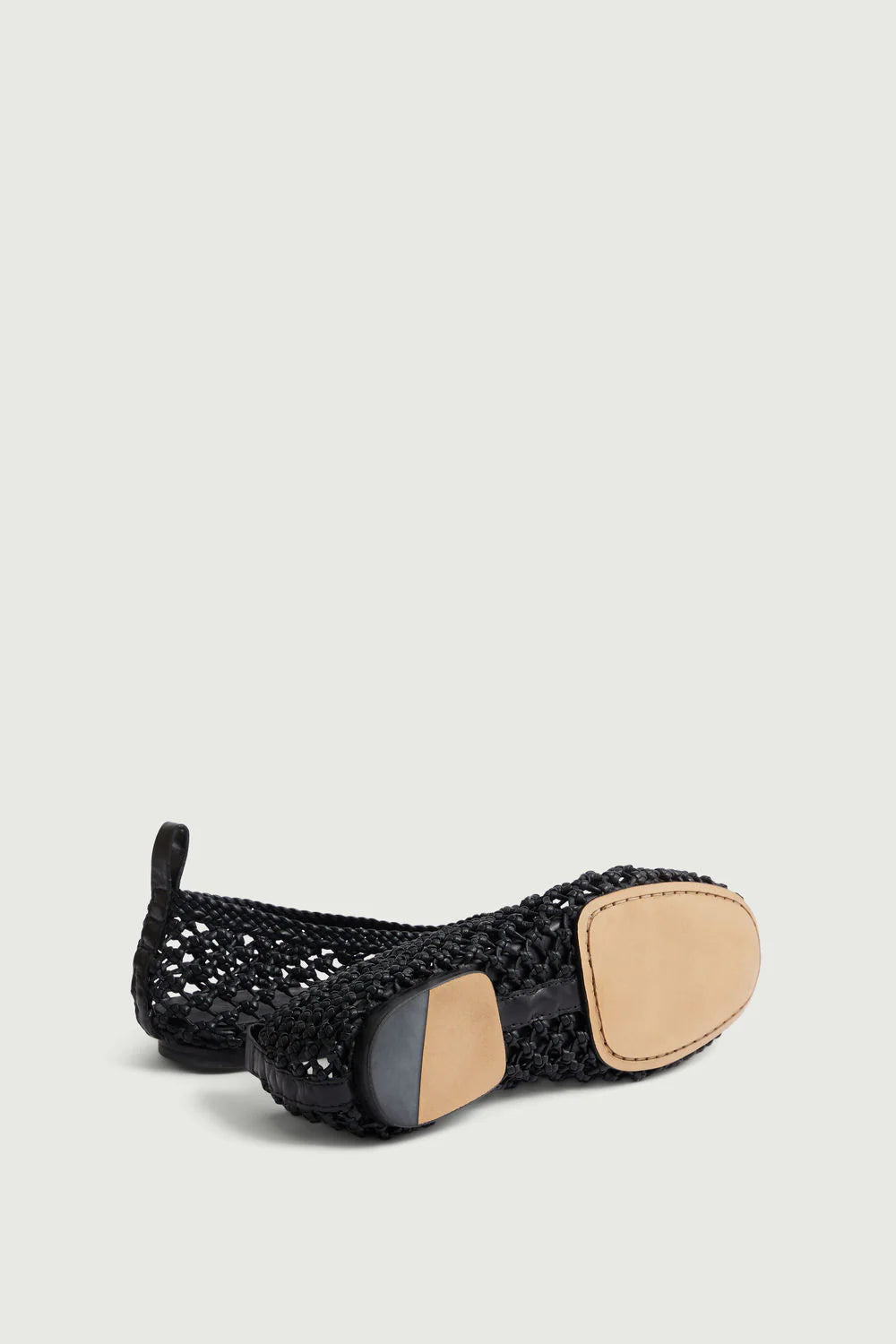 Soeur Tosca Braided Leather Ballet Flats