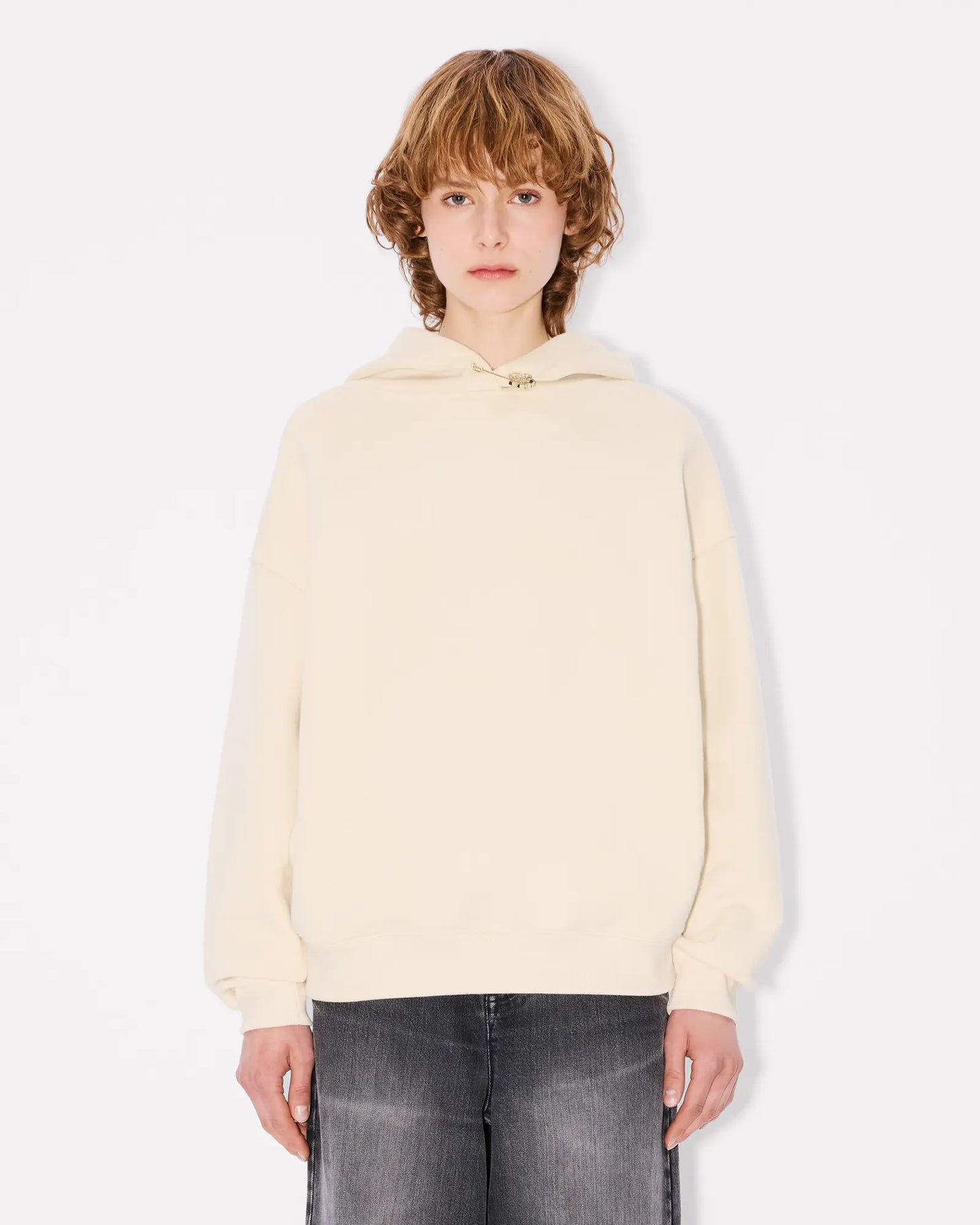 Kenzo 'Boke Flower' pin oversized hoodie
