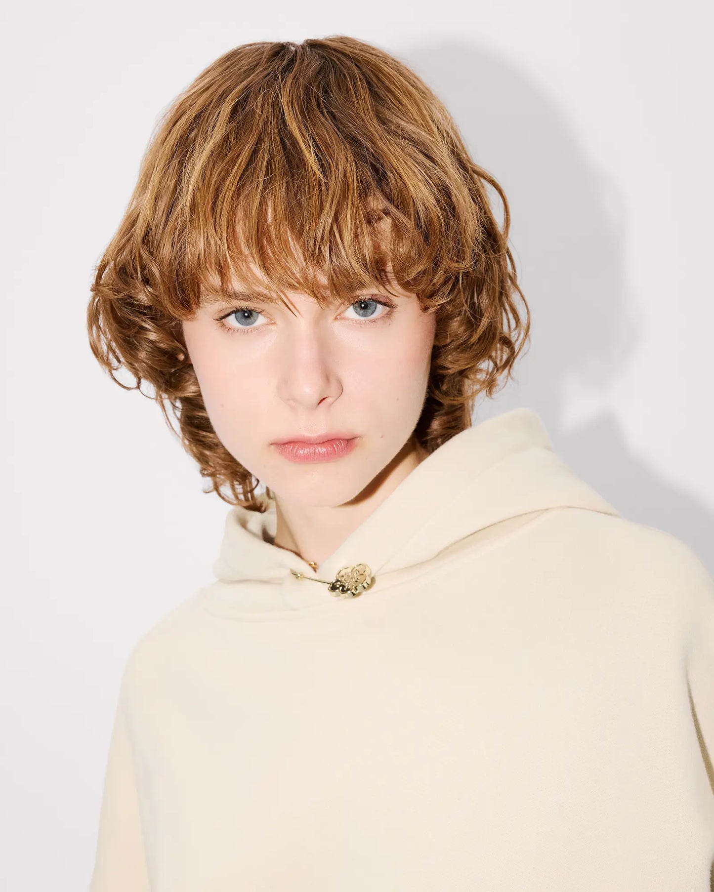 Kenzo 'Boke Flower' pin oversized hoodie