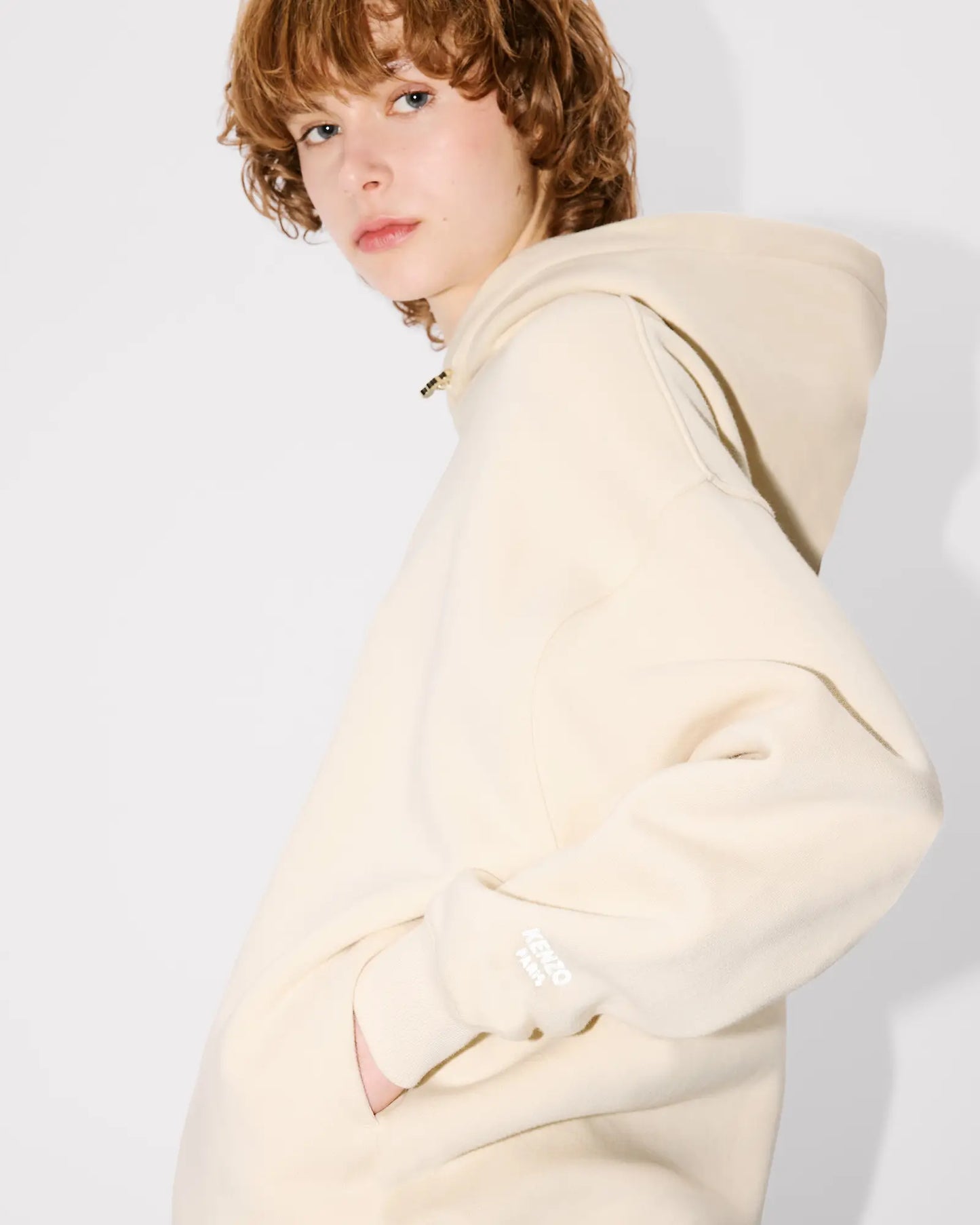 Kenzo 'Boke Flower' pin oversized hoodie