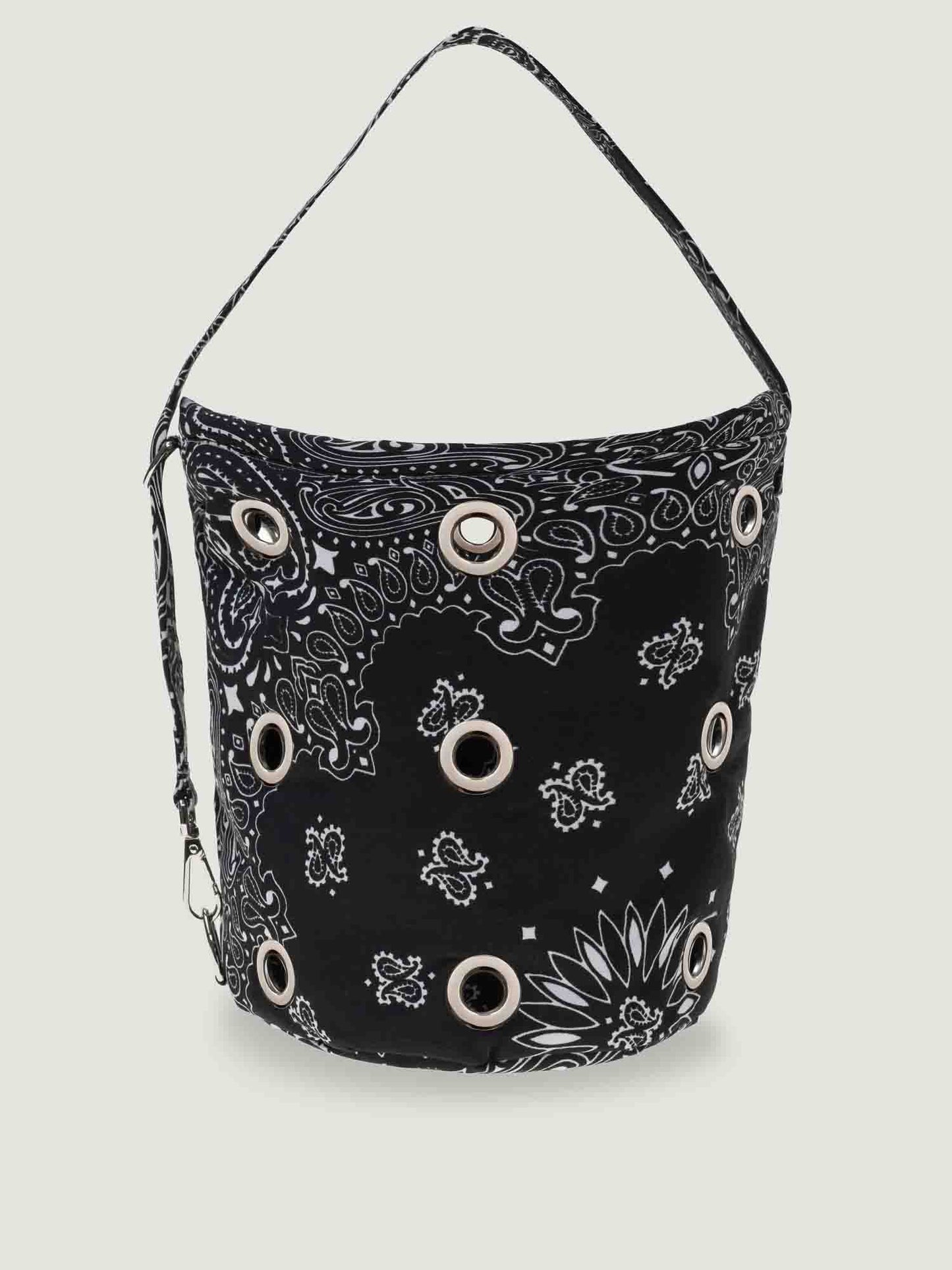 Call It By Your Name Eyelet Bucket Bag