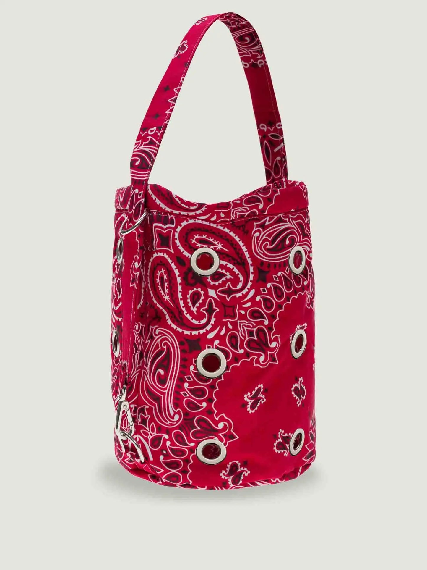 Call It By Your Name Eyelet Bucket Bag