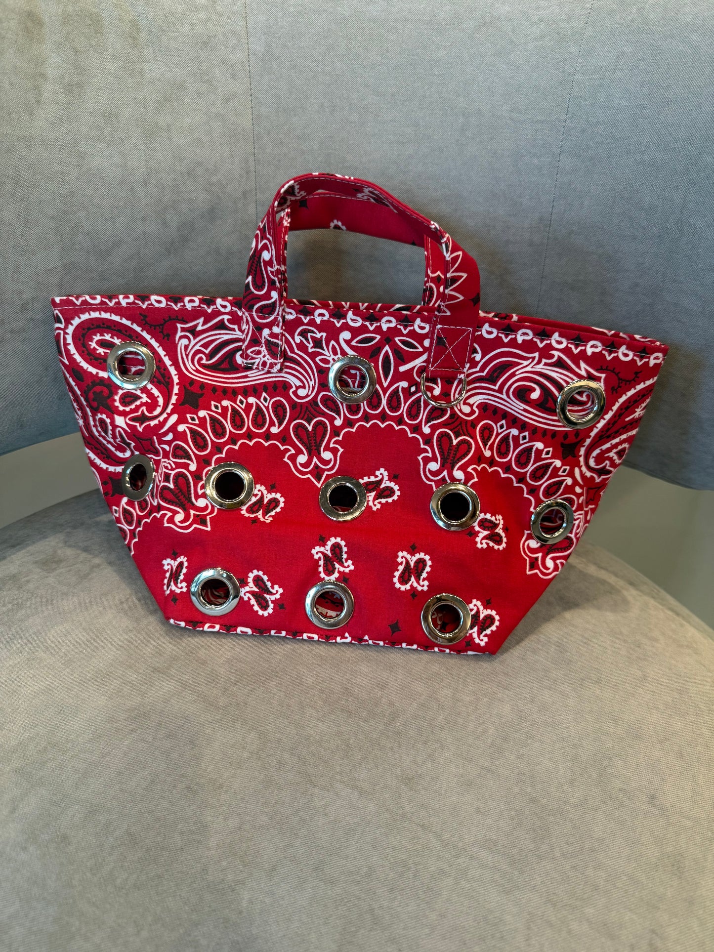 Call It By Your Name Eyelet Mini Basket
