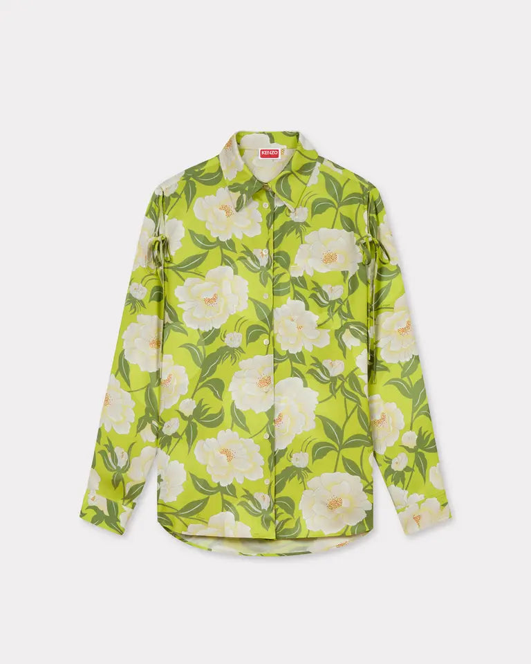 Kenzo Peonies Open Shoulder Shirt