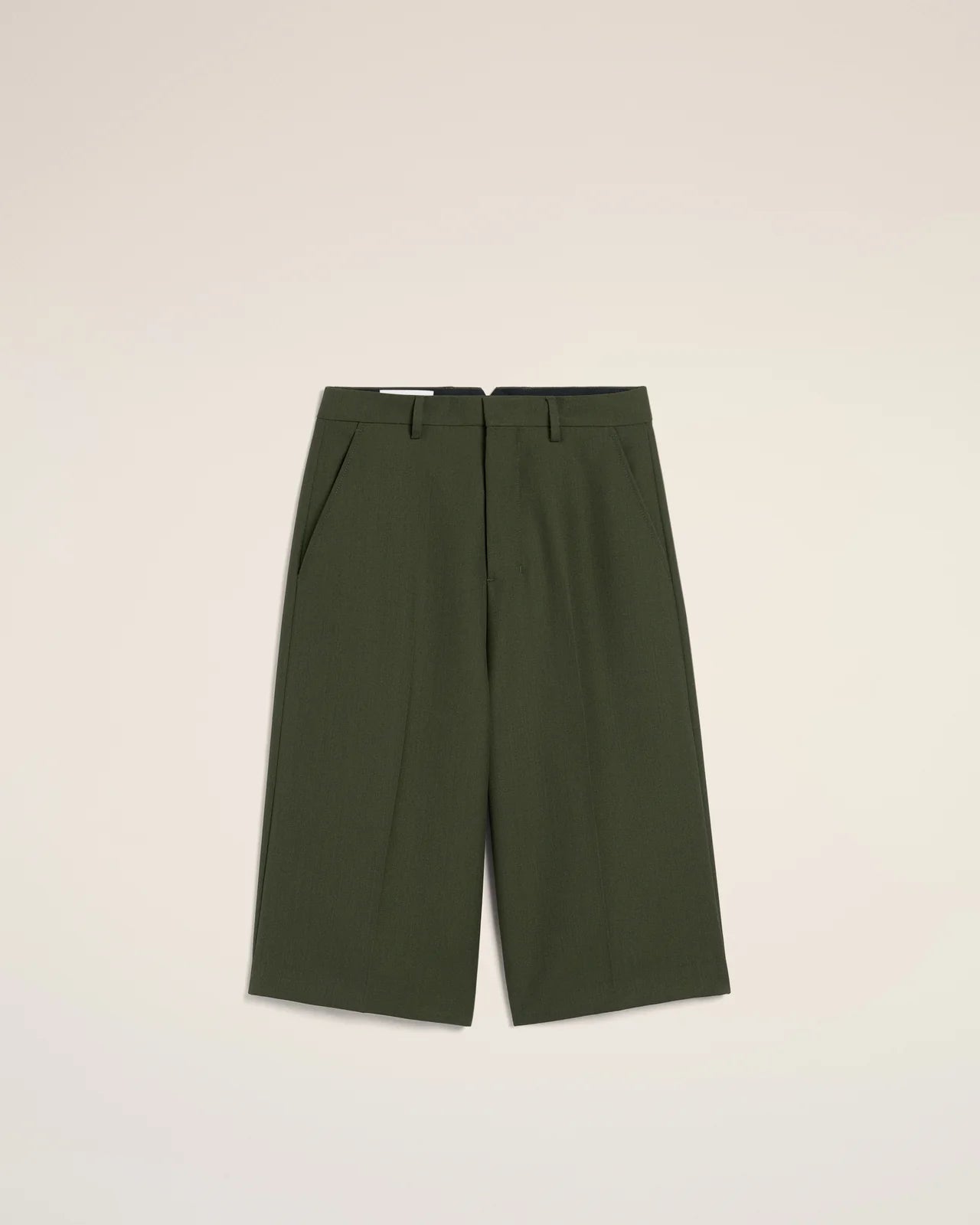Ami Green Wide Bermuda