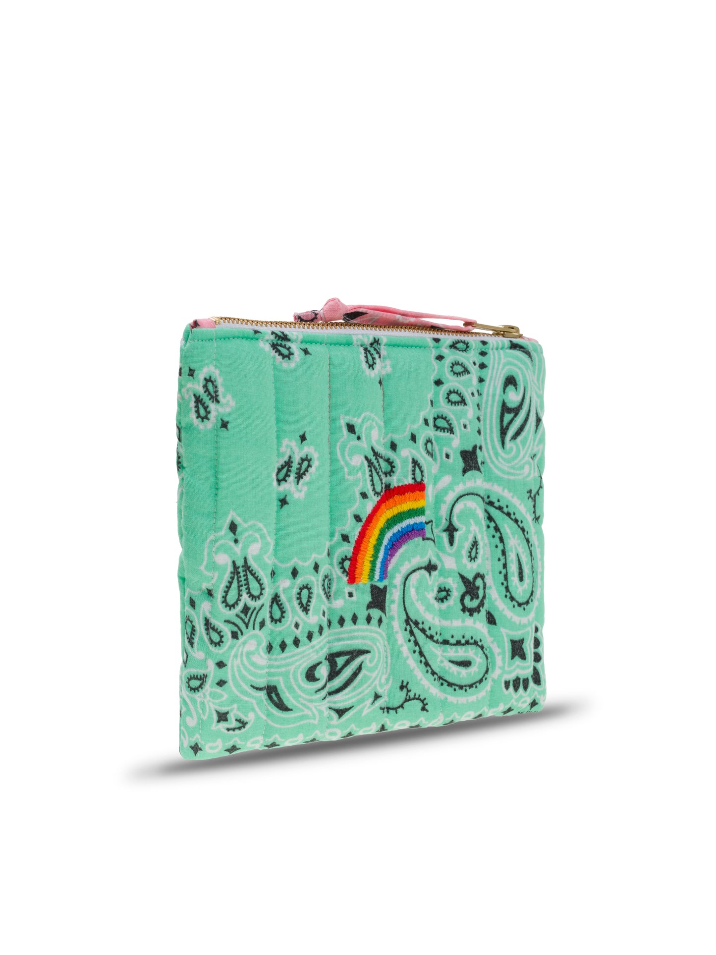 Call It By Your Name Mini Zipped Quilted Pouch
