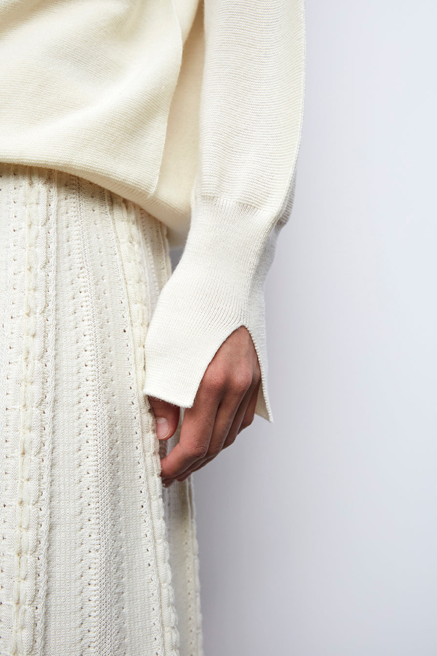 Molli Nora Stand-up Collar Sweater