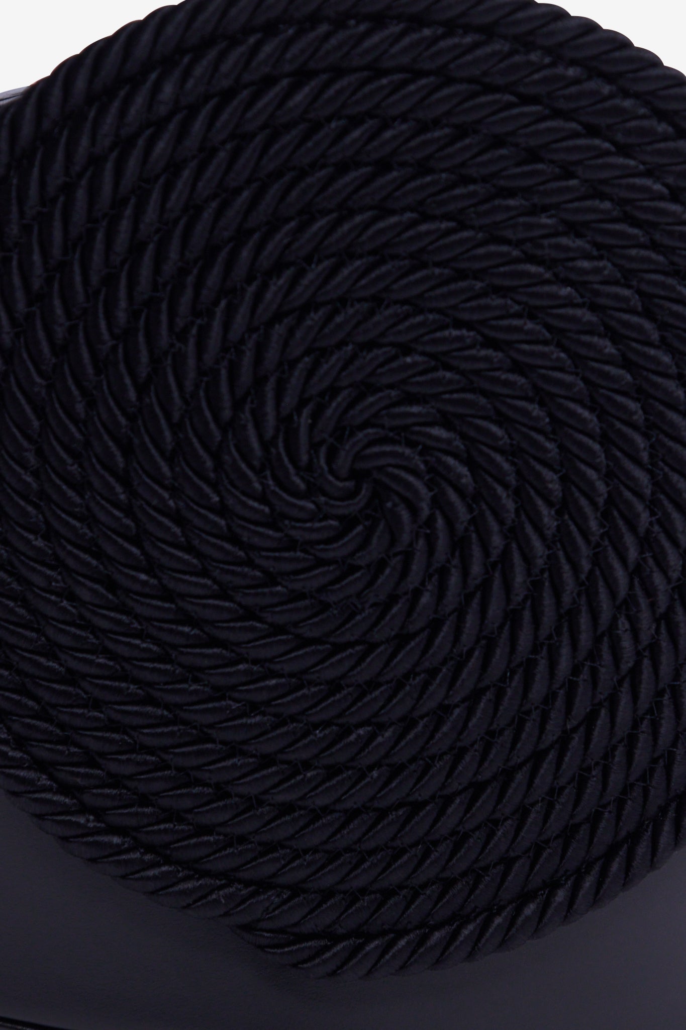 DESTREE Gunther Black Leather Bag with Passementerie Detail