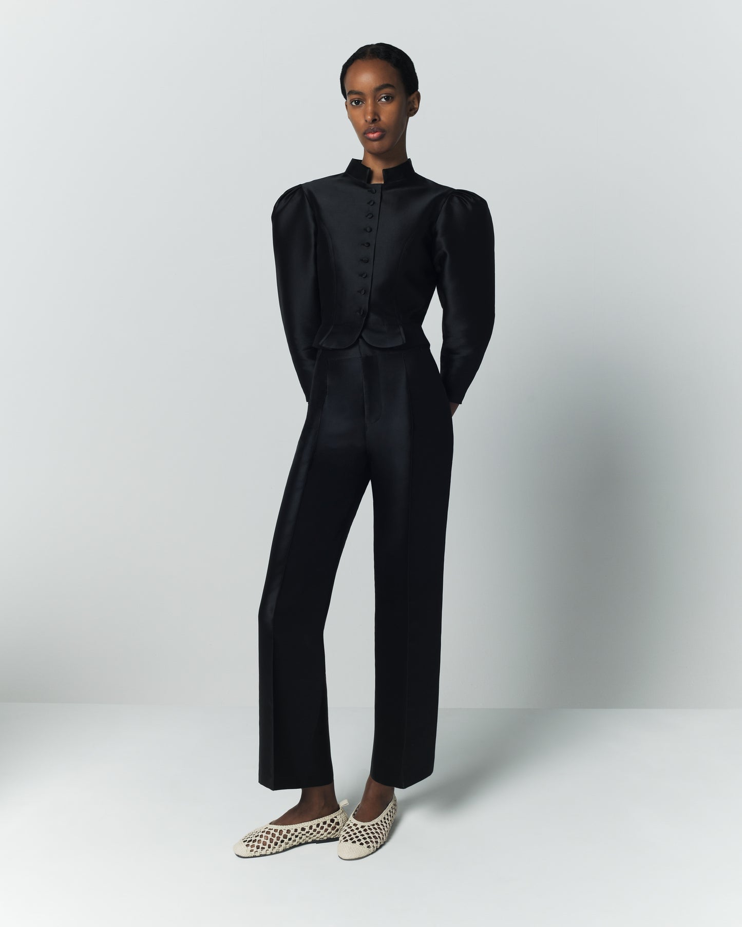 DESTREE Yoshitomo Satin Trousers