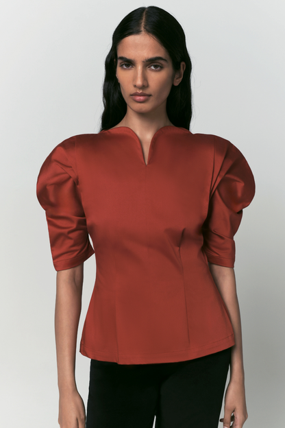 DESTREE Janet Sculptural Top