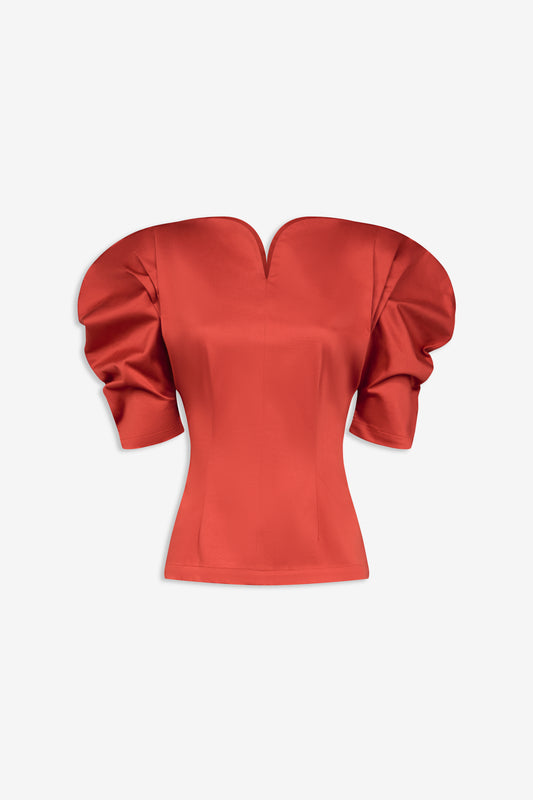 DESTREE Janet Sculptural Top