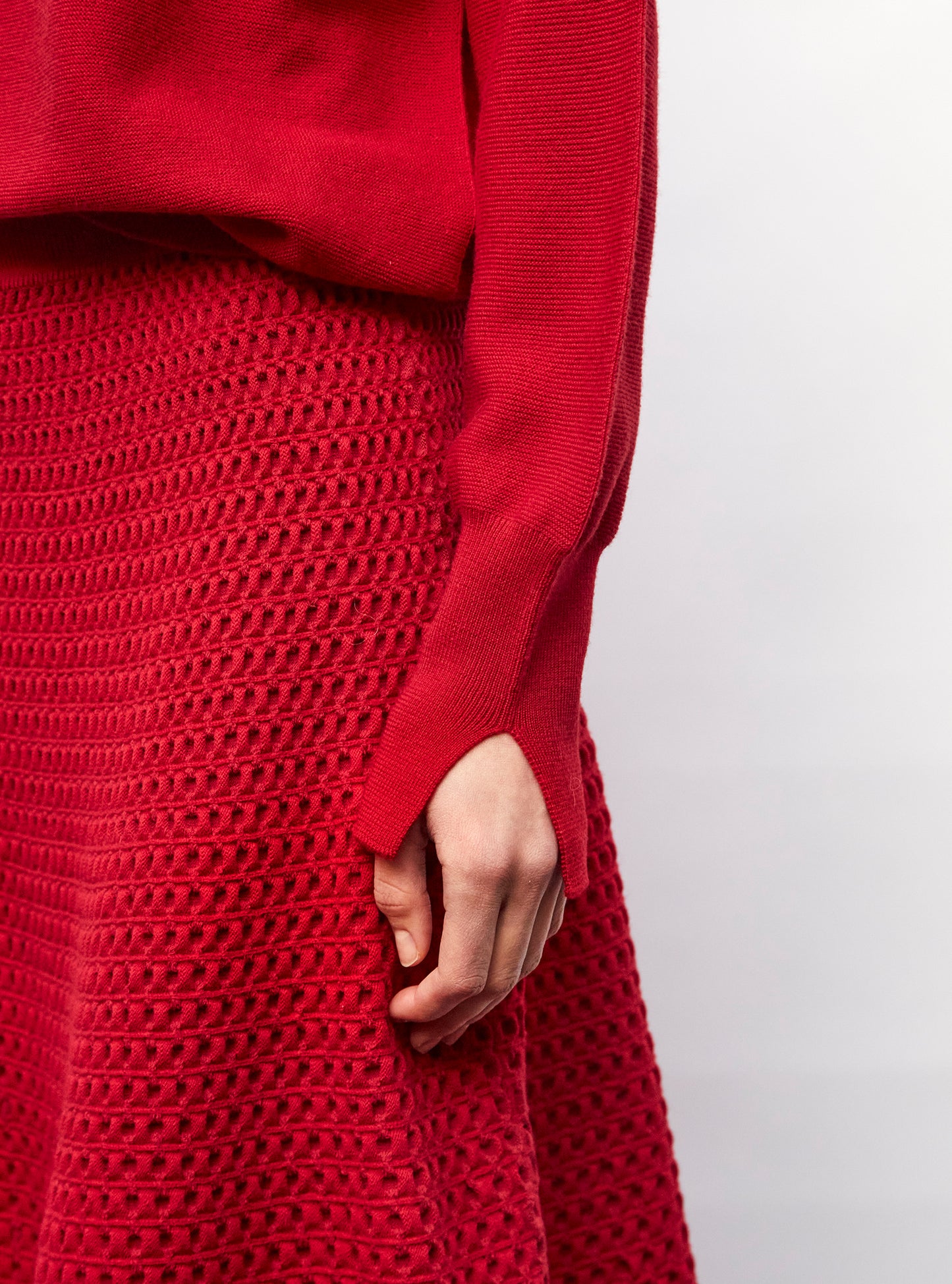 Molli Nora Stand-up Collar Sweater