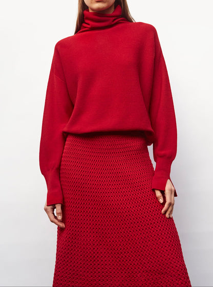 Molli Nora Stand-up Collar Sweater