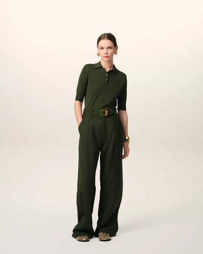 Ami Green Tonal Ami de Coeur Polo
