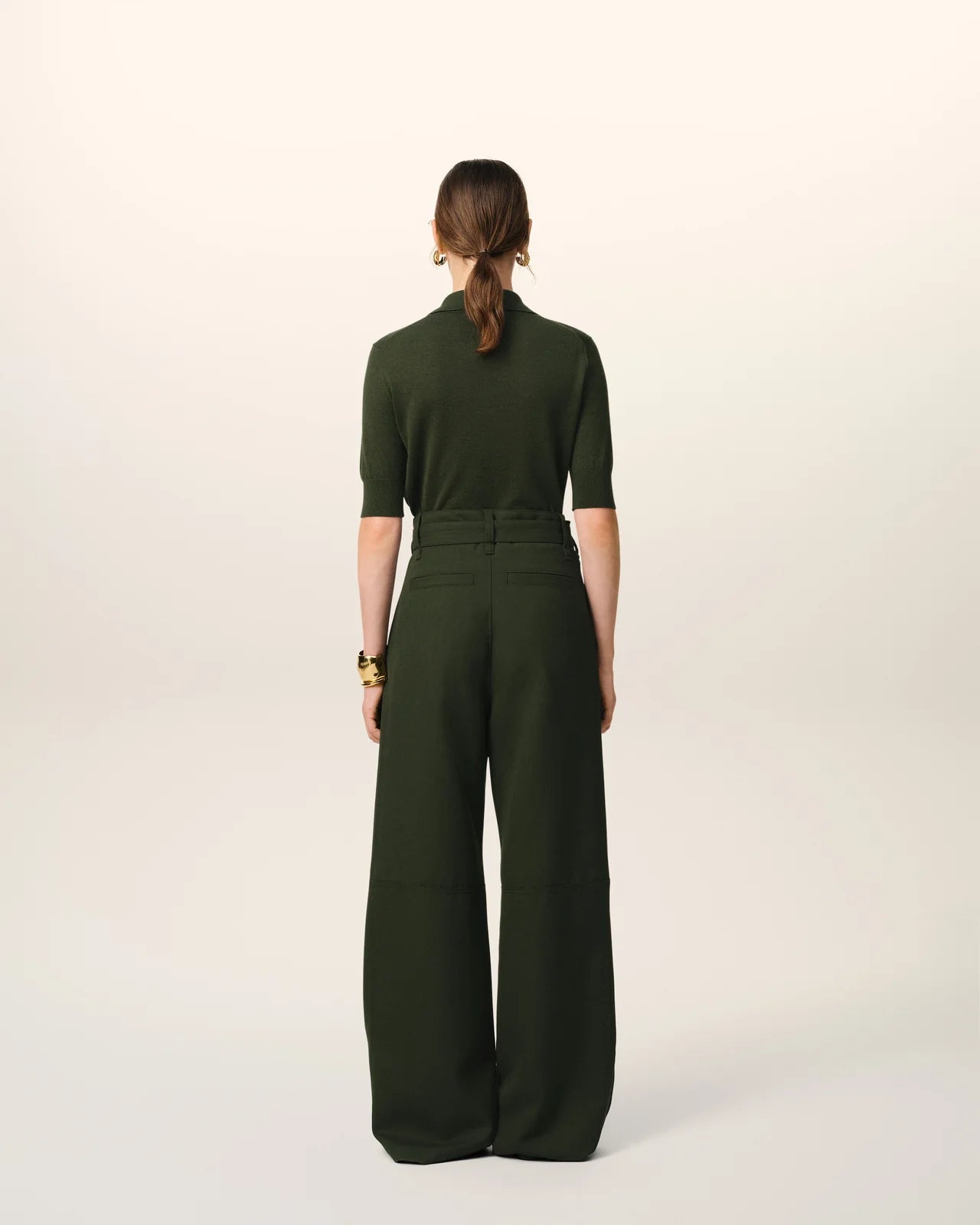 Ami Green Tonal Ami de Coeur Polo