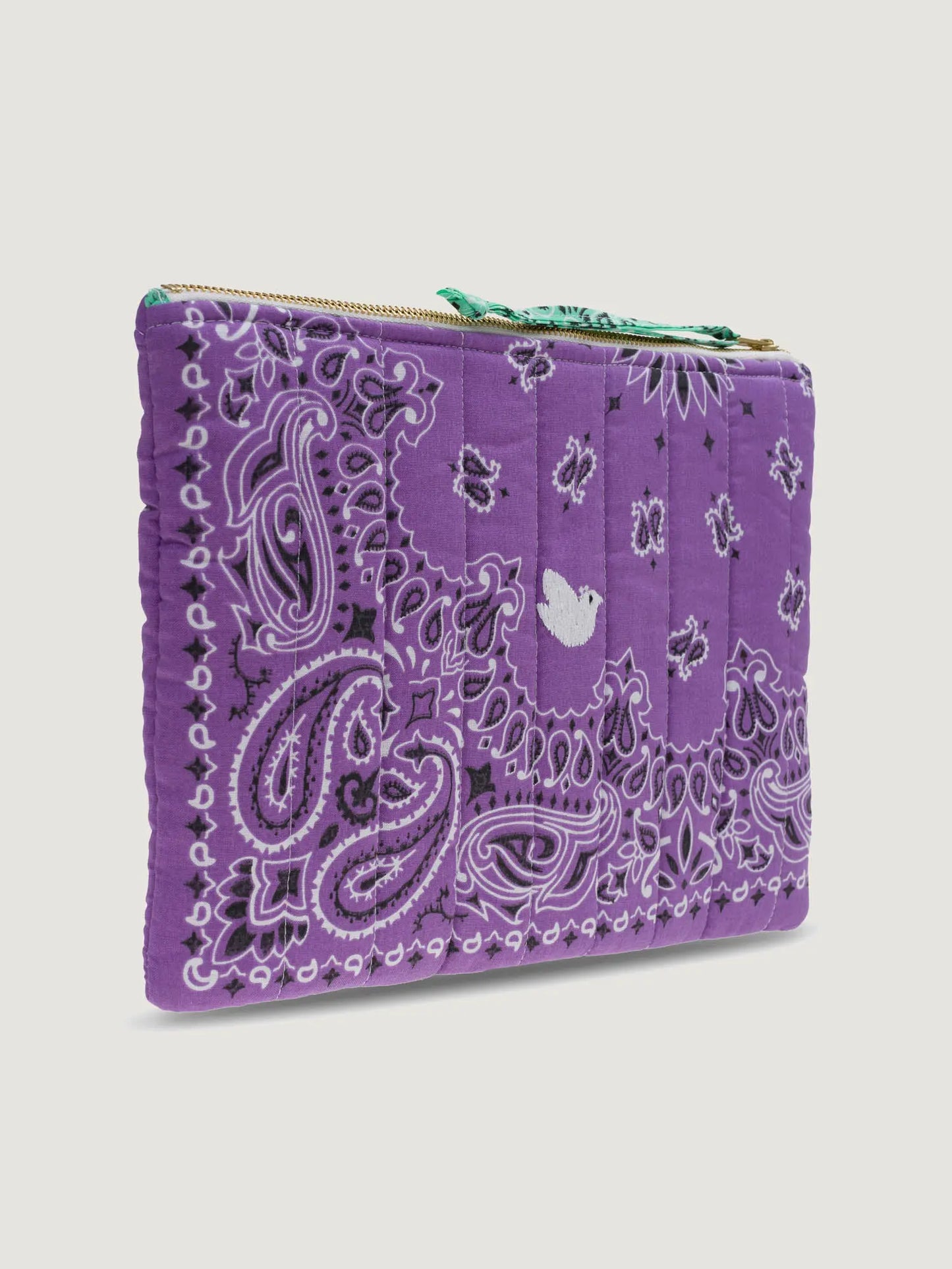 Call It By Your Name Zipped Quilted Pouch