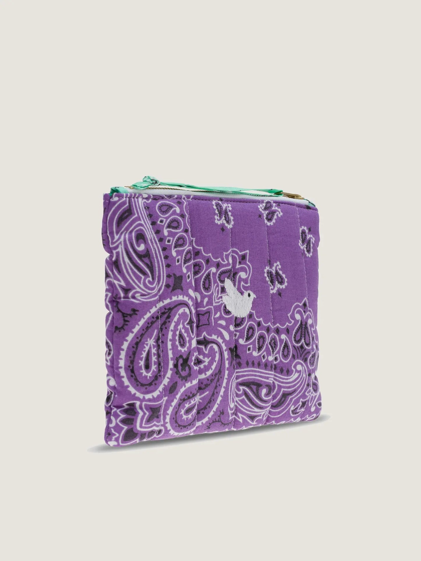 Call It By Your Name Mini Zipped Quilted Pouch