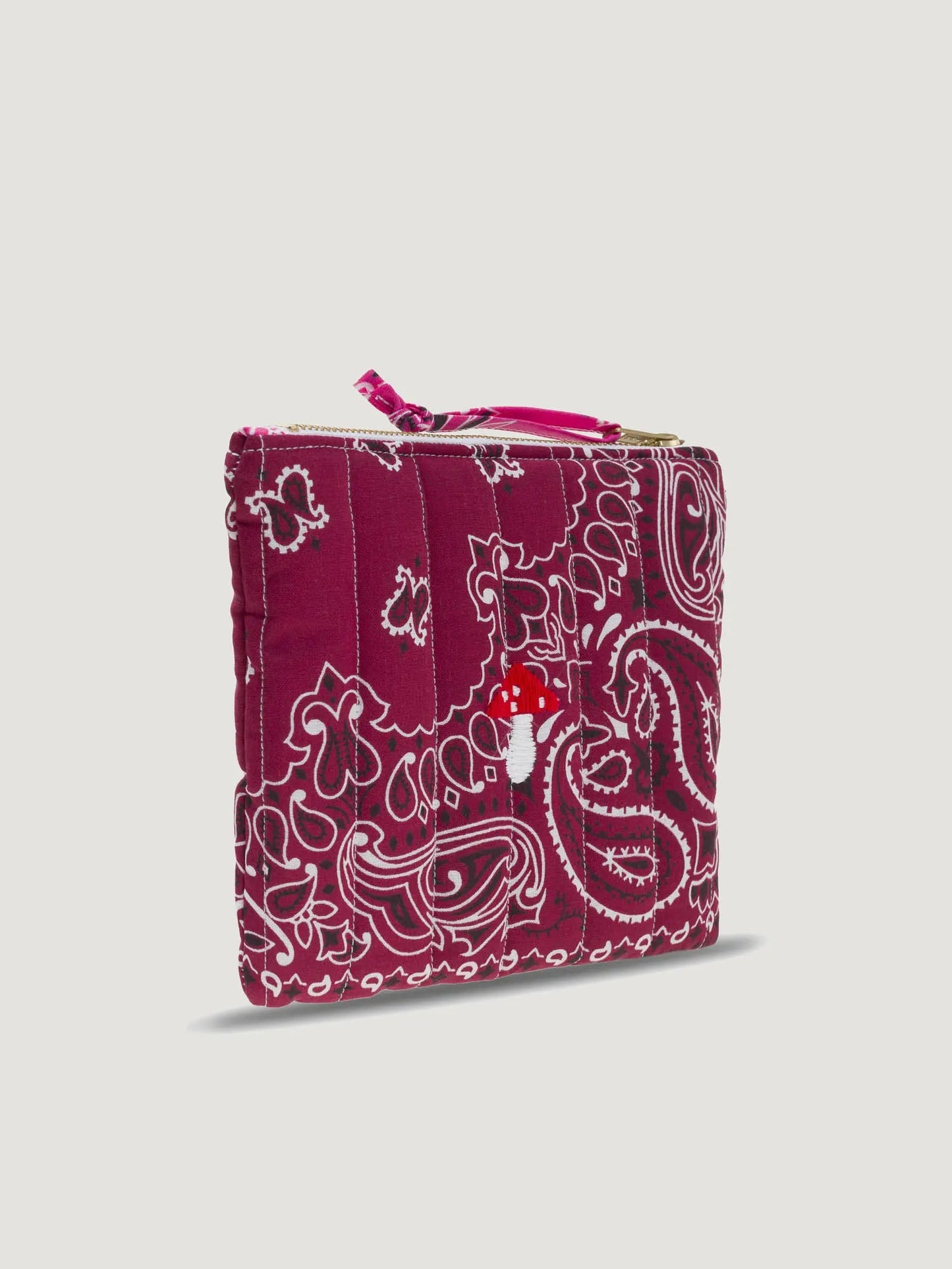 Call It By Your Name Mini Zipped Quilted Pouch