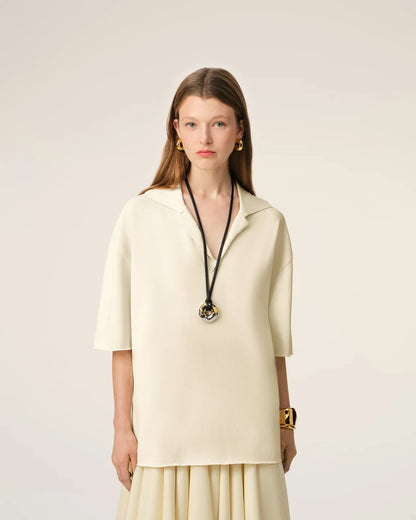Ami Short Sleeve Oversized Polo