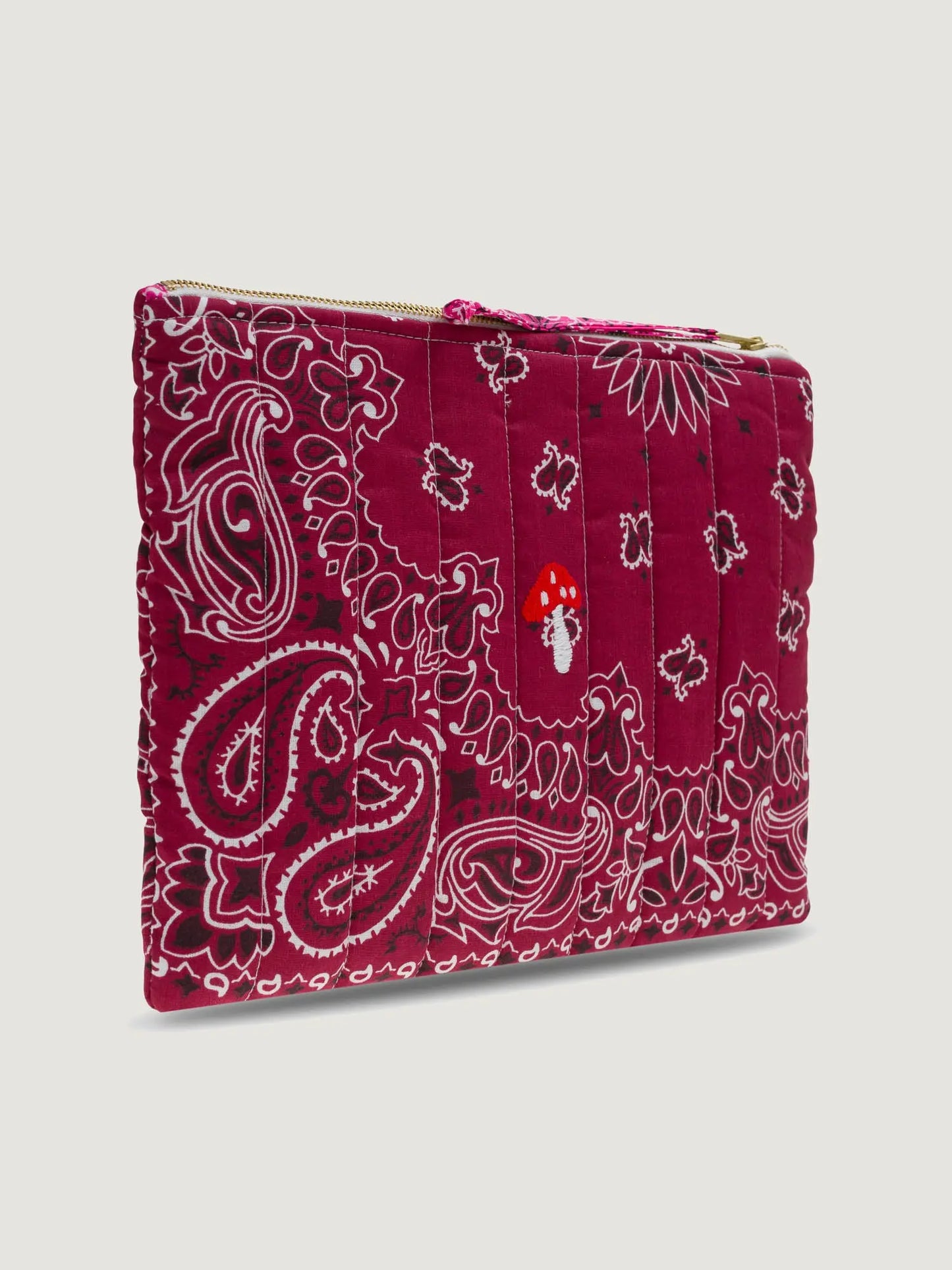 Call It By Your Name Zipped Quilted Pouch