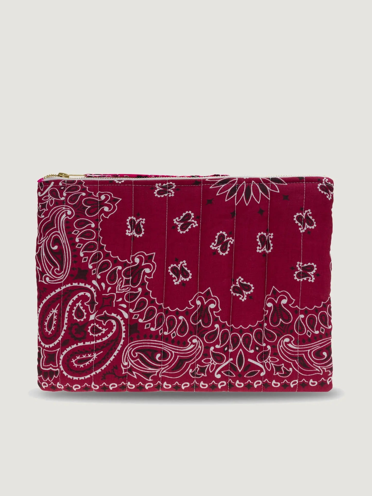 Call It By Your Name Zipped Quilted Pouch