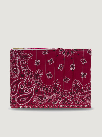 Call It By Your Name Zipped Quilted Pouch