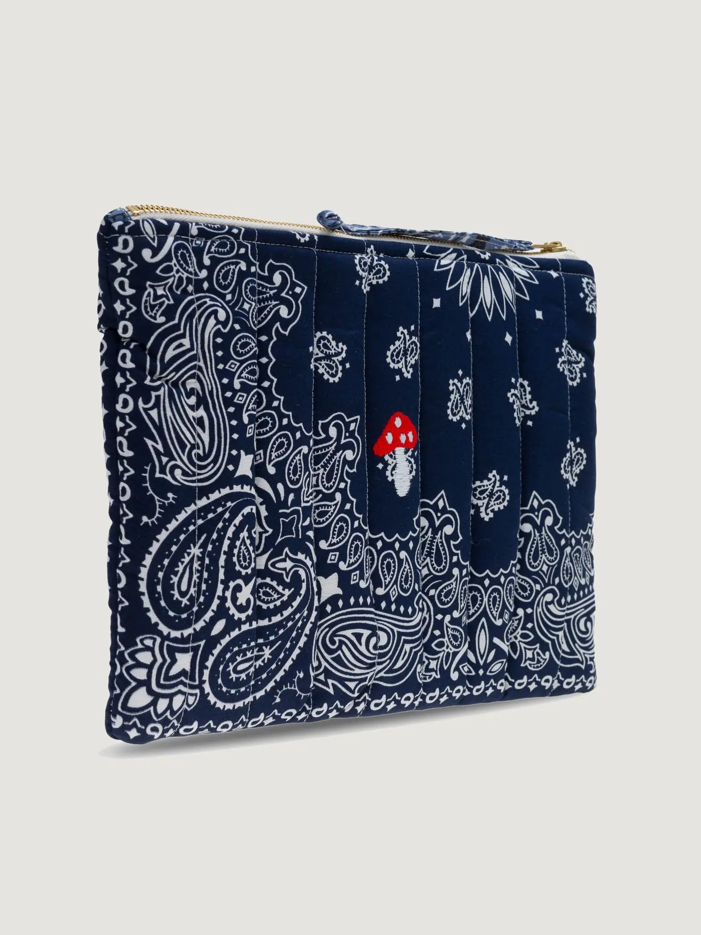 Call It By Your Name Zipped Quilted Pouch