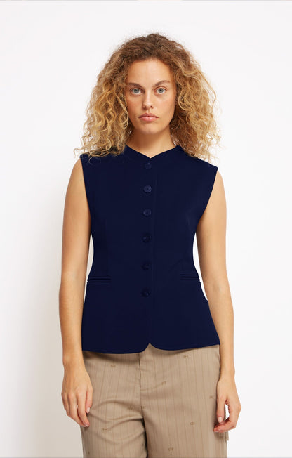 Roseanna Navy Jessie Top