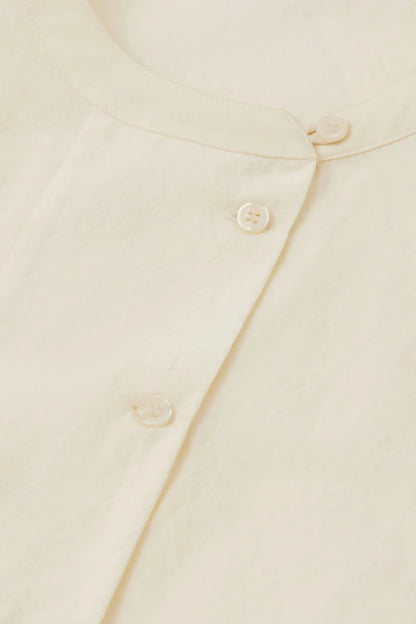 Soeur Danube Blouse in Crinkled Poplin