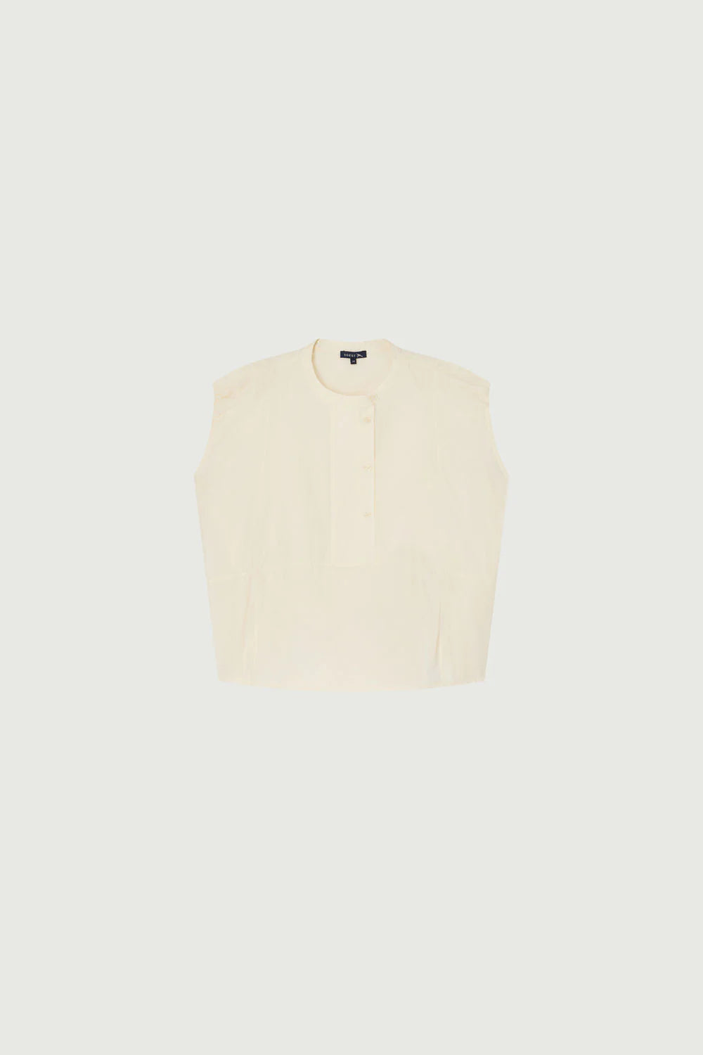 Soeur Danube Blouse in Crinkled Poplin